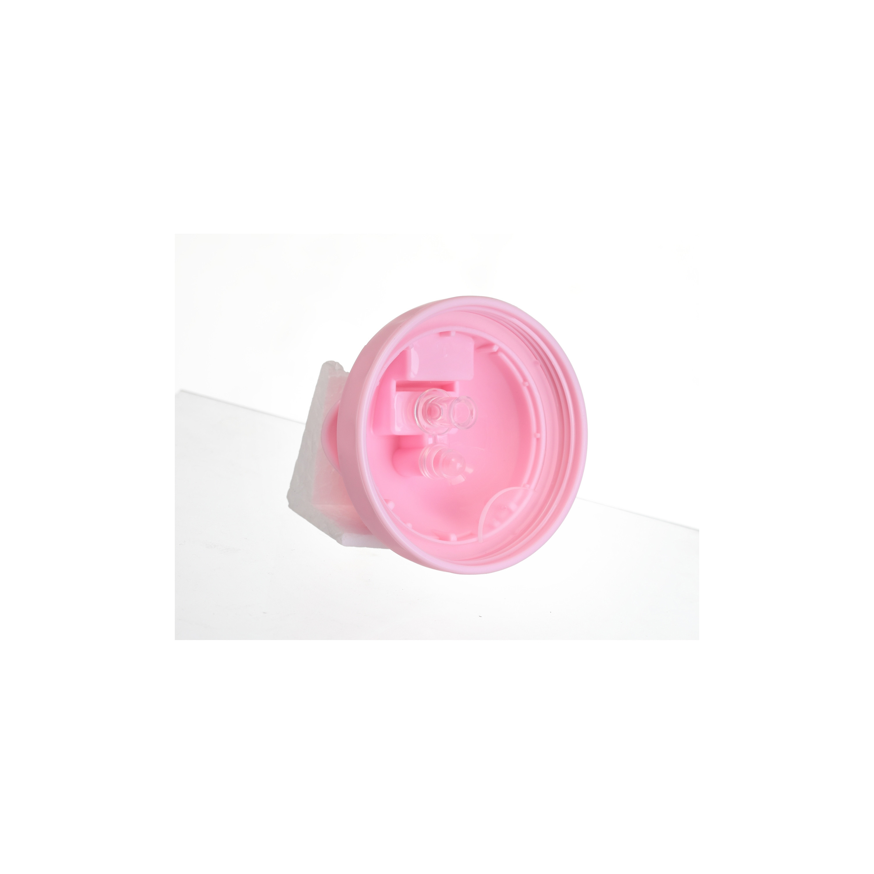 Luqu BPA Free Insulated Feeding Bottle with Straw - Pink - 340 ml-baby-feeding-mealtimeessentials-image-3