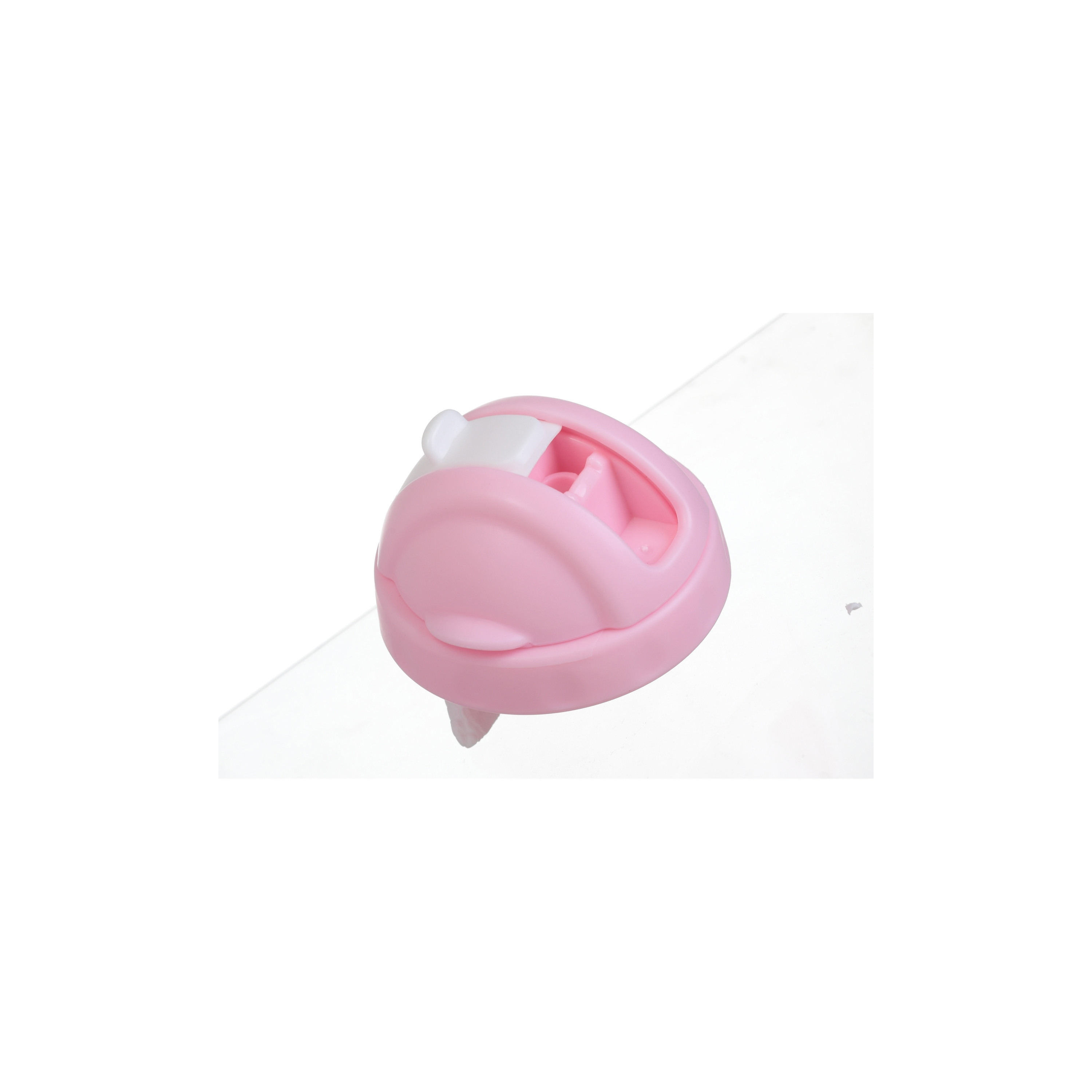 Luqu BPA Free Insulated Feeding Bottle with Straw - Pink - 340 ml-baby-feeding-mealtimeessentials-image-4