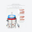Luqu BPA Free Tritan Straw Cup - Blue - 400 ml-baby-feeding-mealtimeessentials-image-5