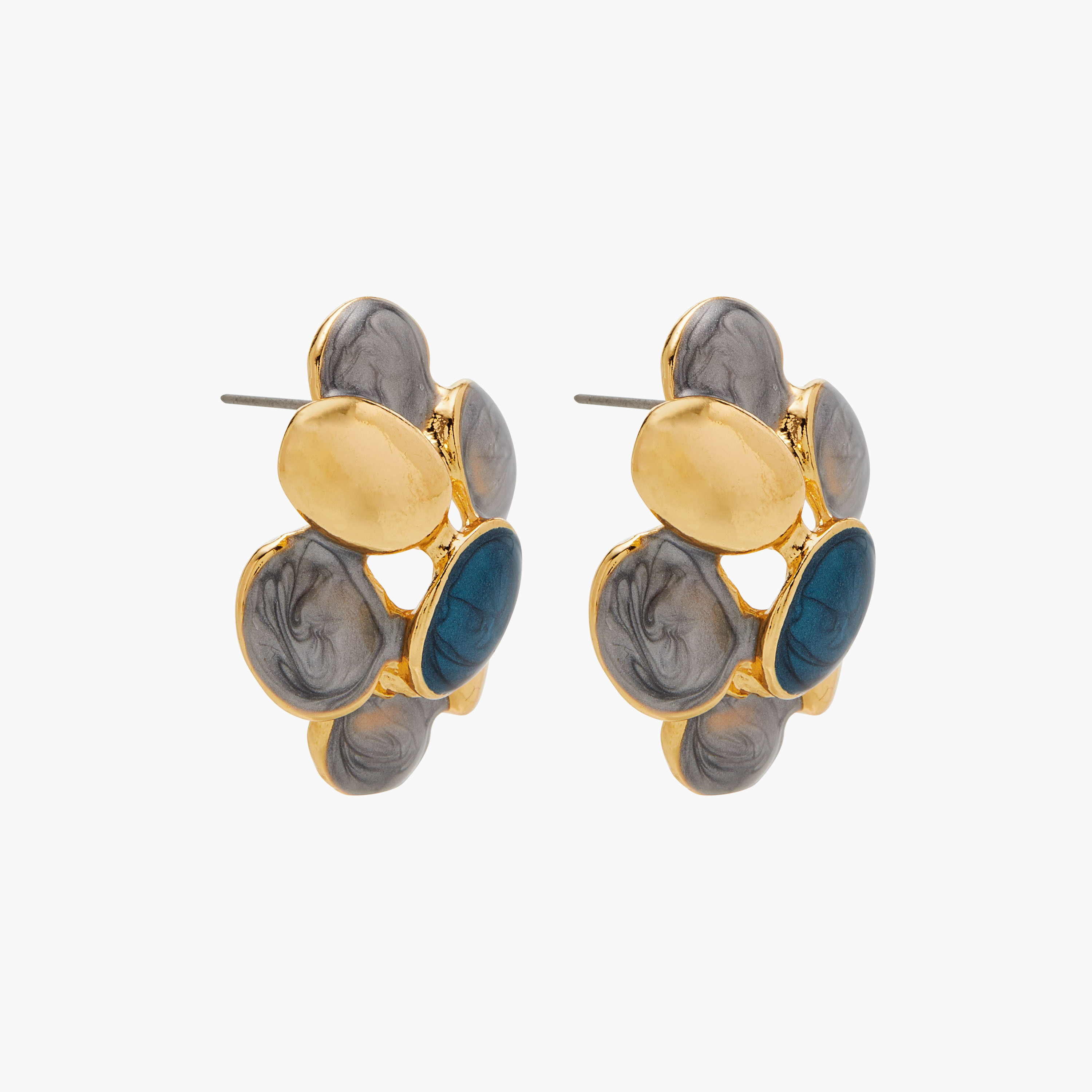 طقم عقد مزين بدلاية أزهار مع حلق-women-watchesandjewellery-jewellery-jewellerysets-image-7