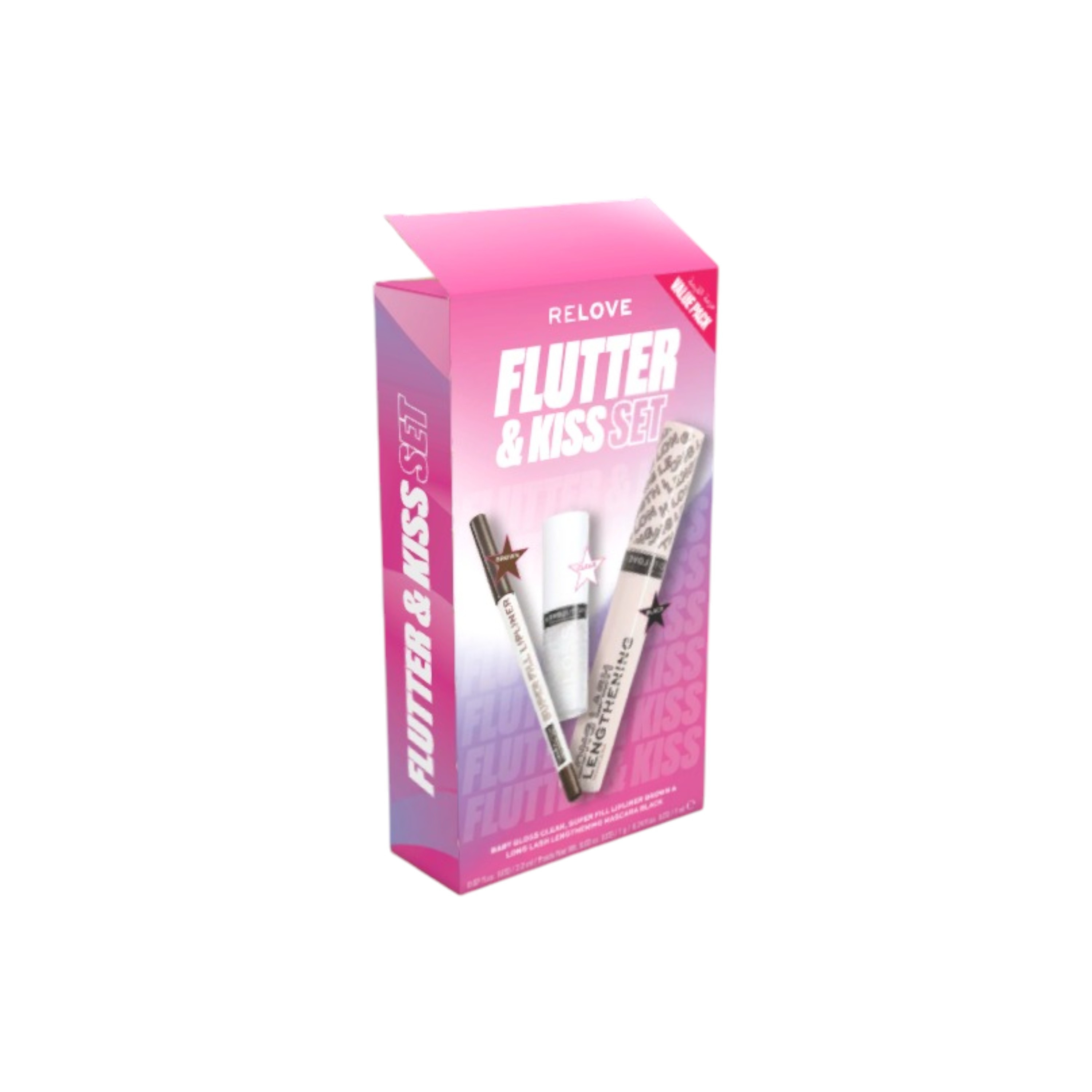 Revolution Relove Flutter and Kiss 3-Piece Gift Set-beautyandpersonalcare-giftsets-image-1