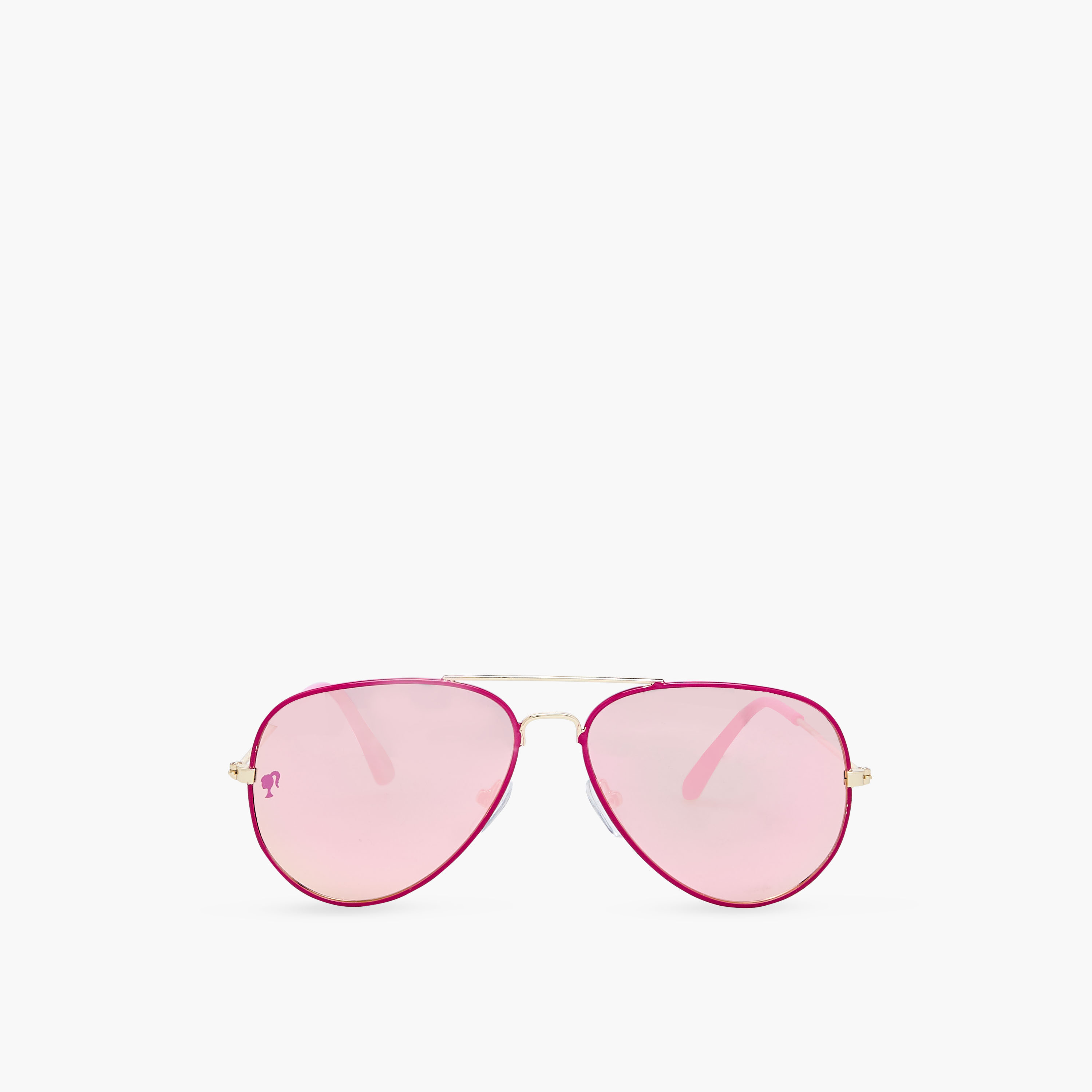 نظارة شمسية معدنية بإطار كامل سادة وعدسات ملونة ووسادات أنف من باربي-girls-accessories-sunglasses-image-2