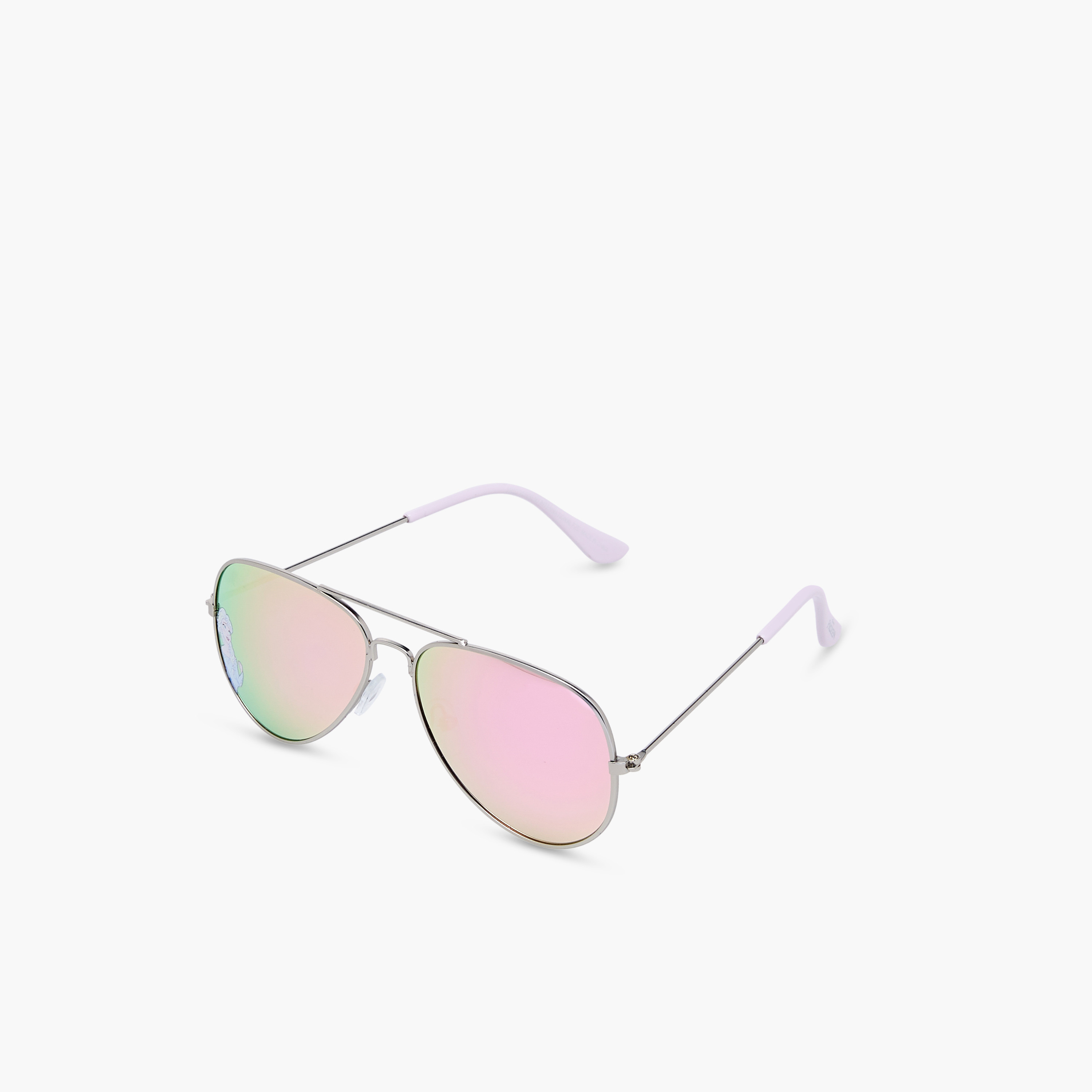 Disney Solid Full-Rim Tinted Metal Sunglasses with Nose Pad-girls-accessories-sunglasses-image-1