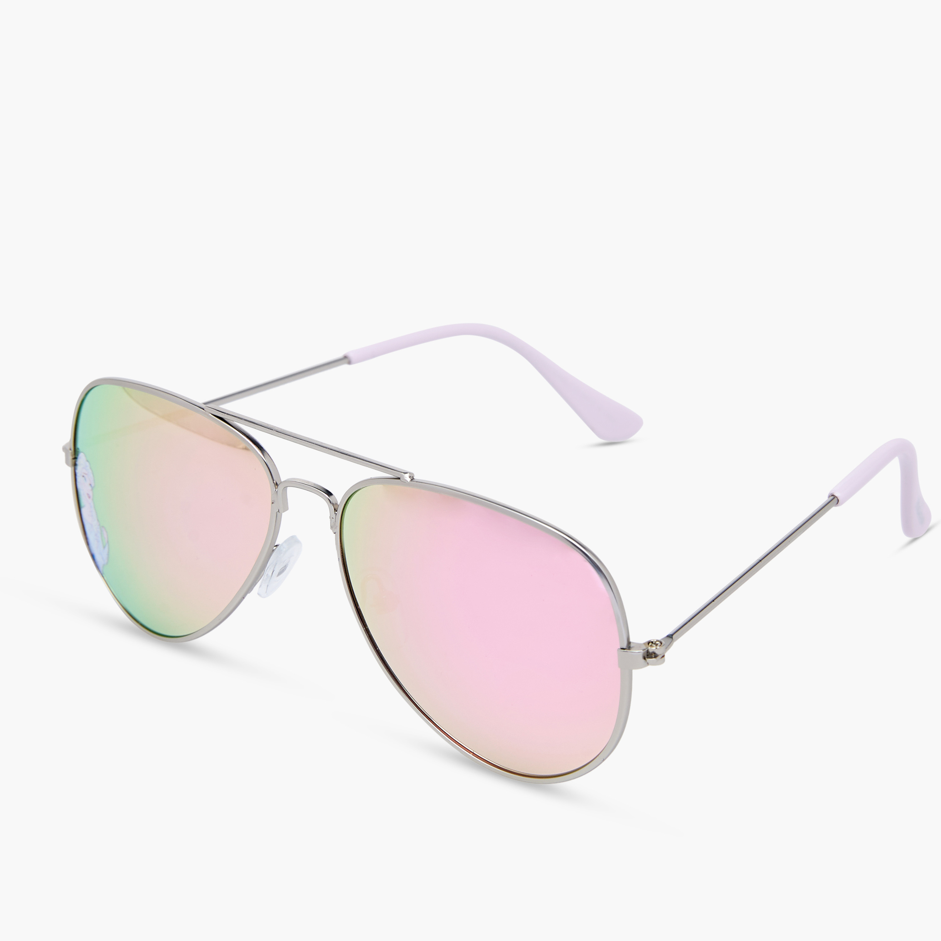 Disney Solid Full-Rim Tinted Metal Sunglasses with Nose Pad-girls-accessories-sunglasses-image-4
