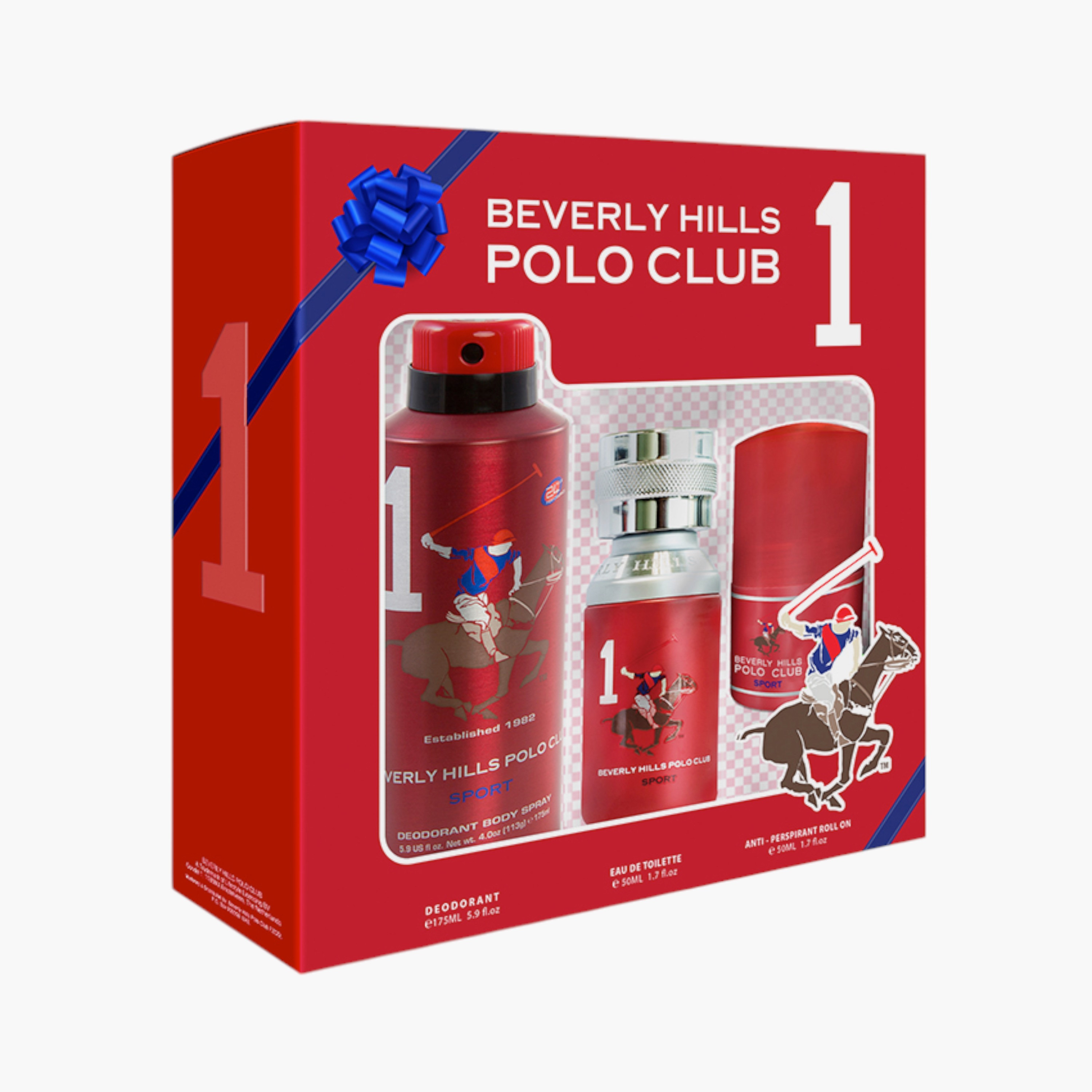 Beverly Hills Polo Club Sport No.1 3-Piece Perfume Gift Set For Men-beautyandpersonalcare-fragrance-men-image-1