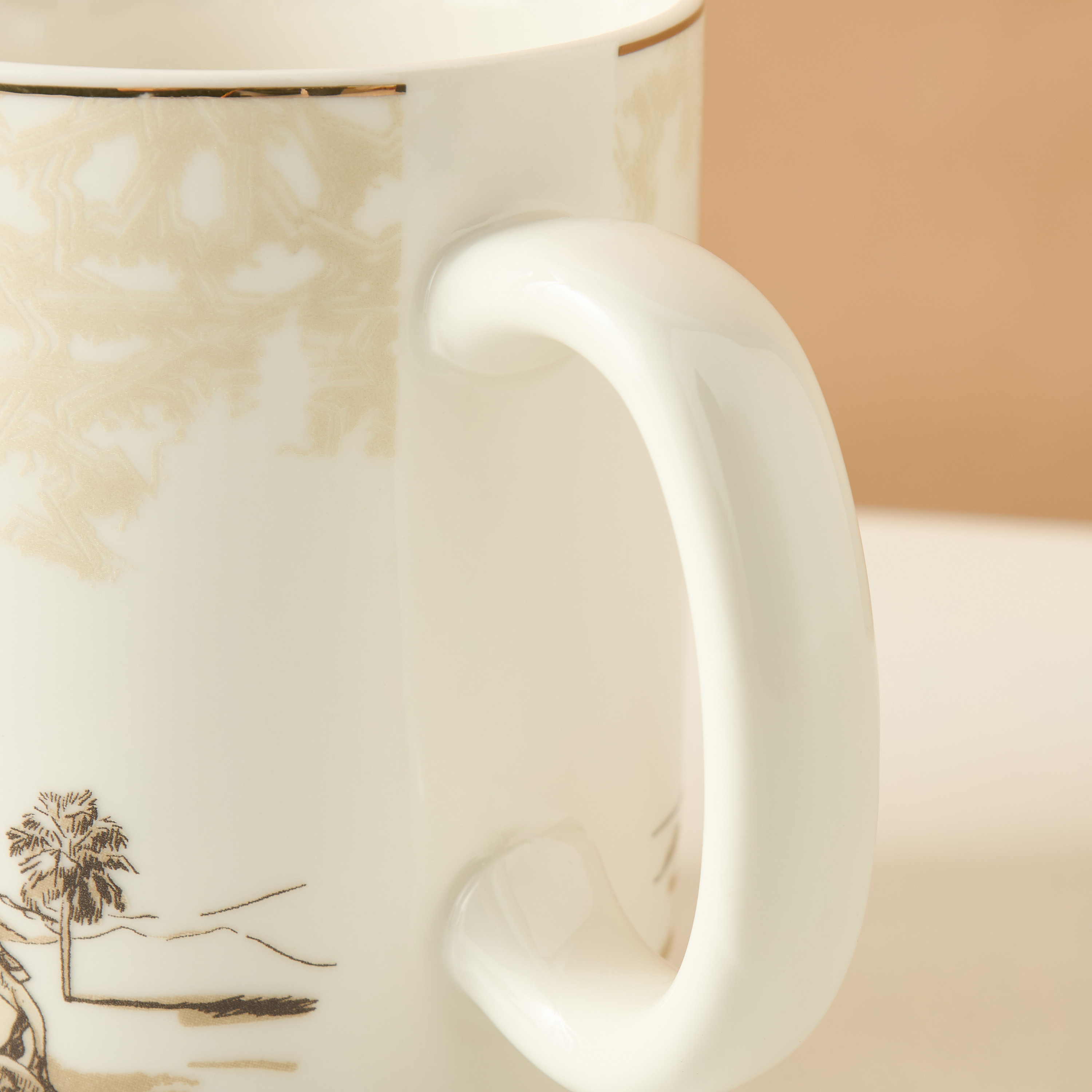 Camel Print New Bone China Mug with Handle - 380 ml-household-dining-teaandcoffee-mugsandcups-image-5