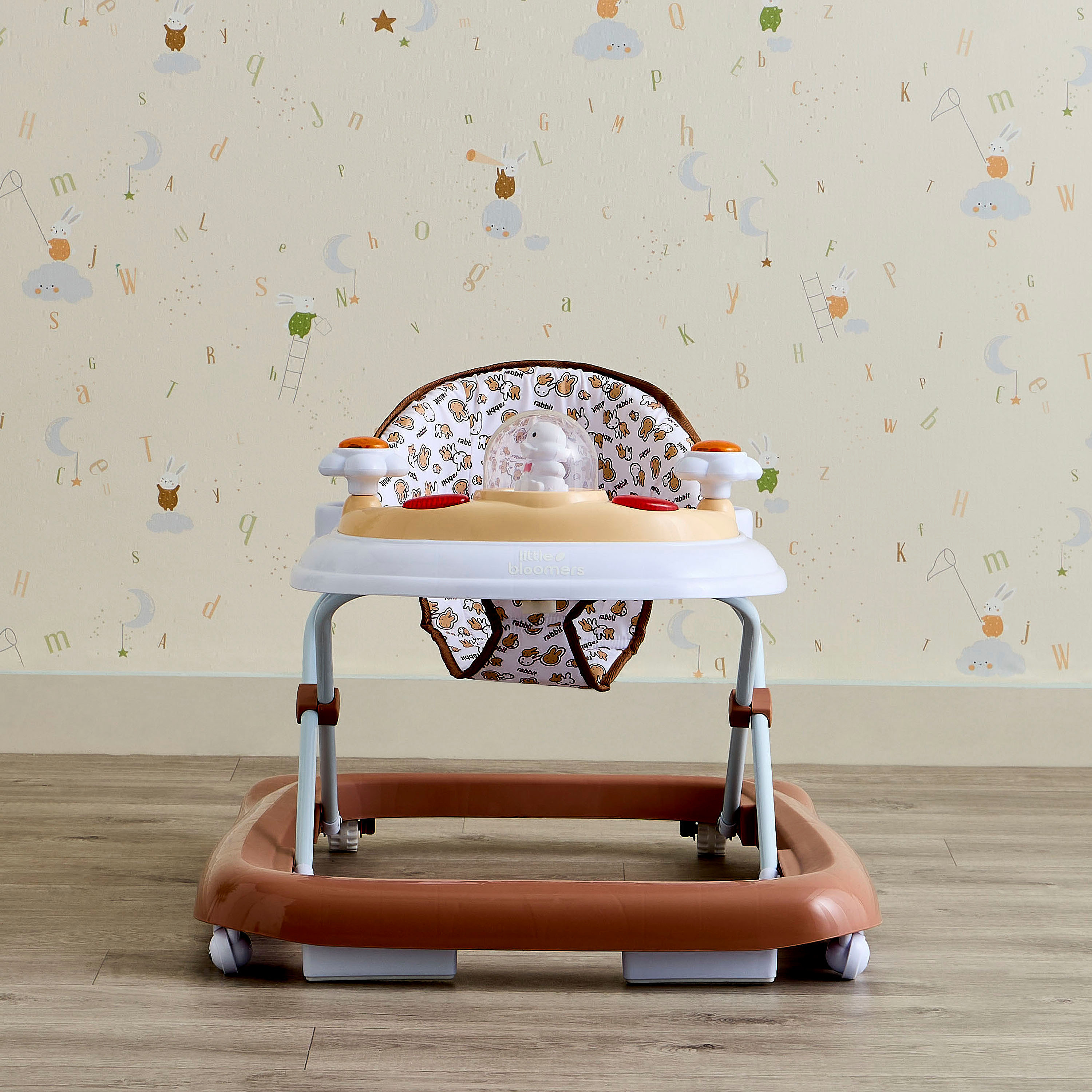 Little Bloomers Jovie Foldable Baby Walker with 3-Level Height Adjustment-baby-infantactivity-walkers-image-2