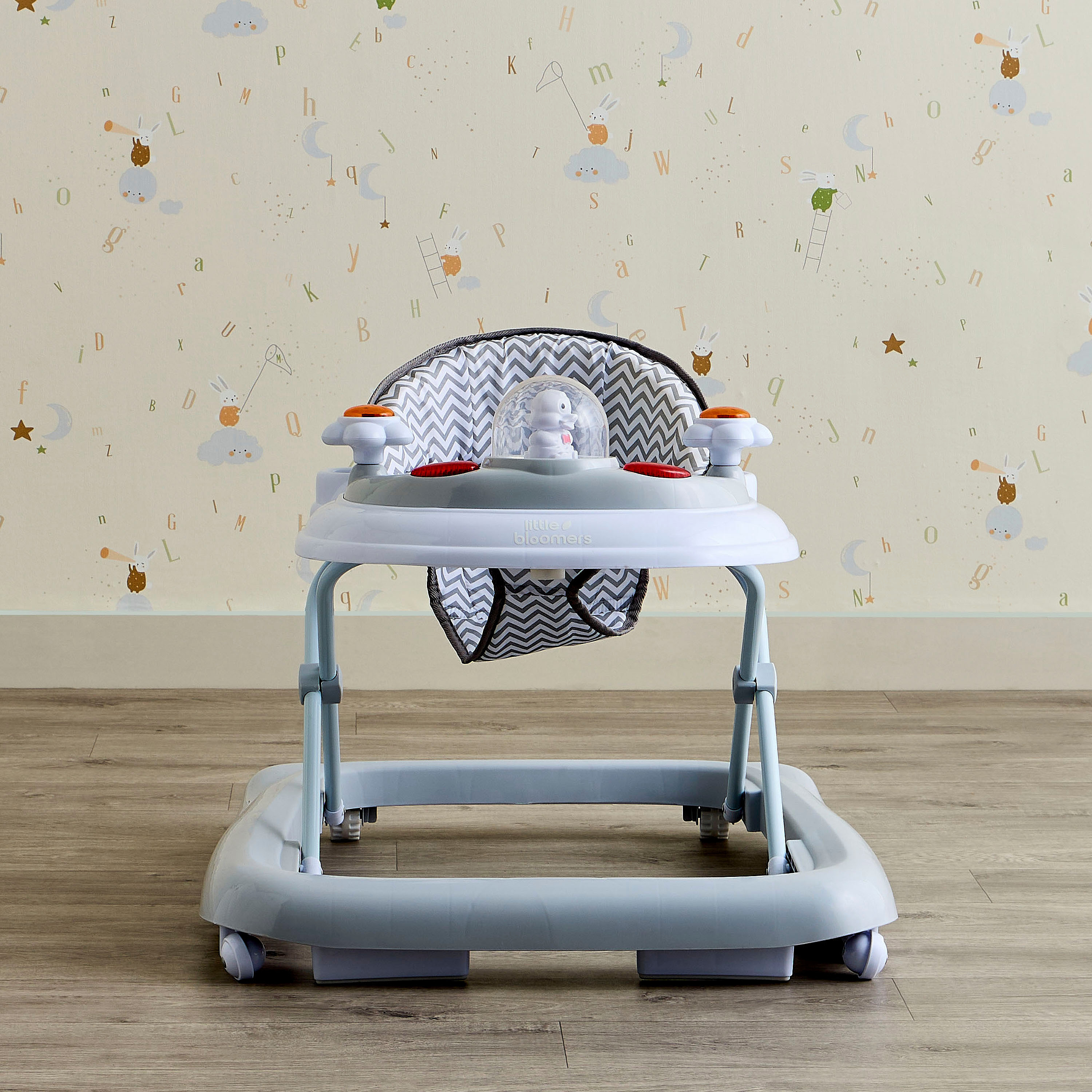 Little Bloomers Jovie Foldable Baby Walker with 3-Level Height Adjustment-baby-infantactivity-walkers-image-2