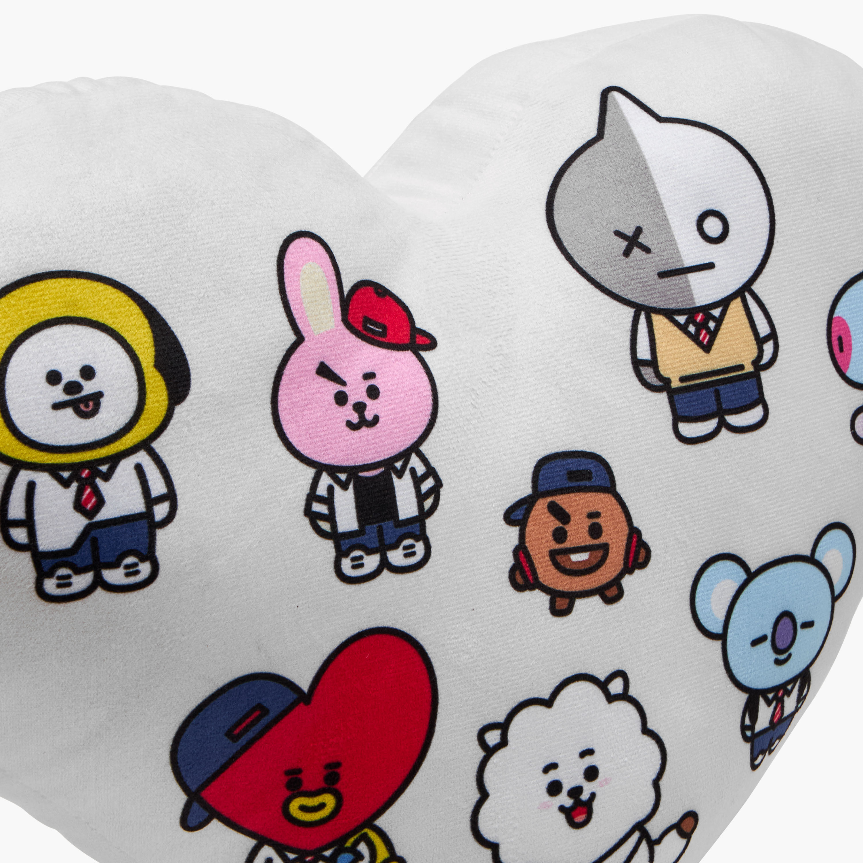 BT21 Print Velvet Cushion - 30x50 cms-household-cushionsandthrows-filledcushions-decorativecushions-image-4