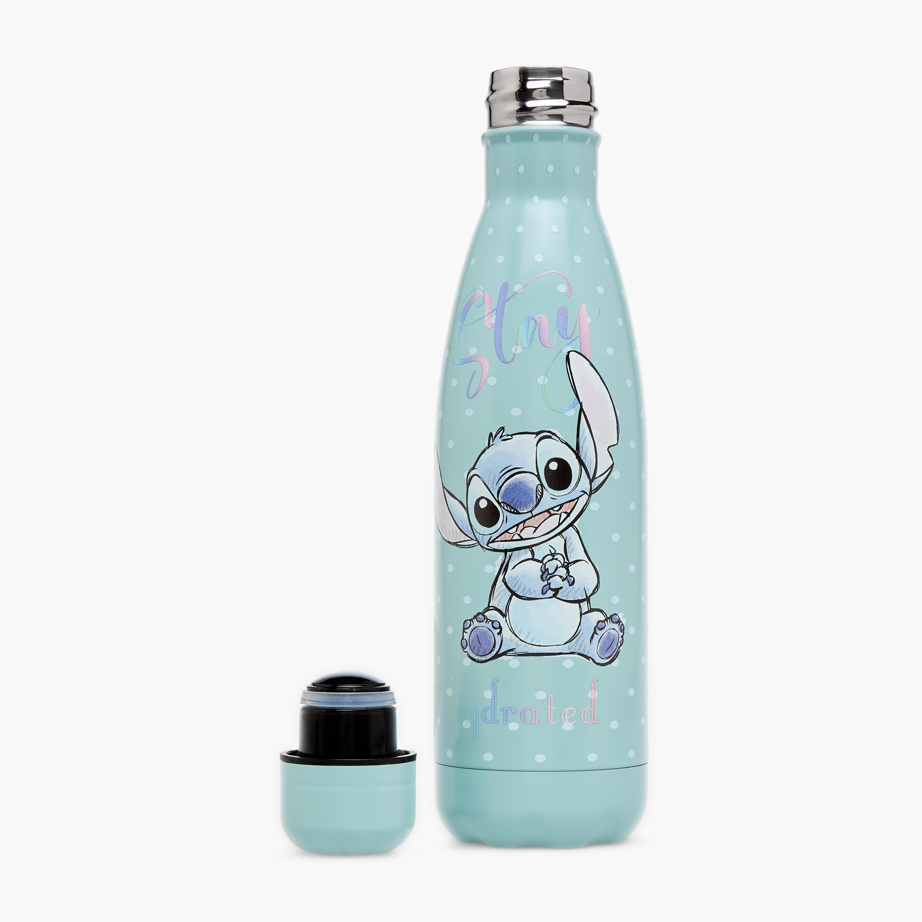 قارورة ماء ستانلس ستيل بطبعات ستيتش - 500 مل-school-waterbottles-image-2