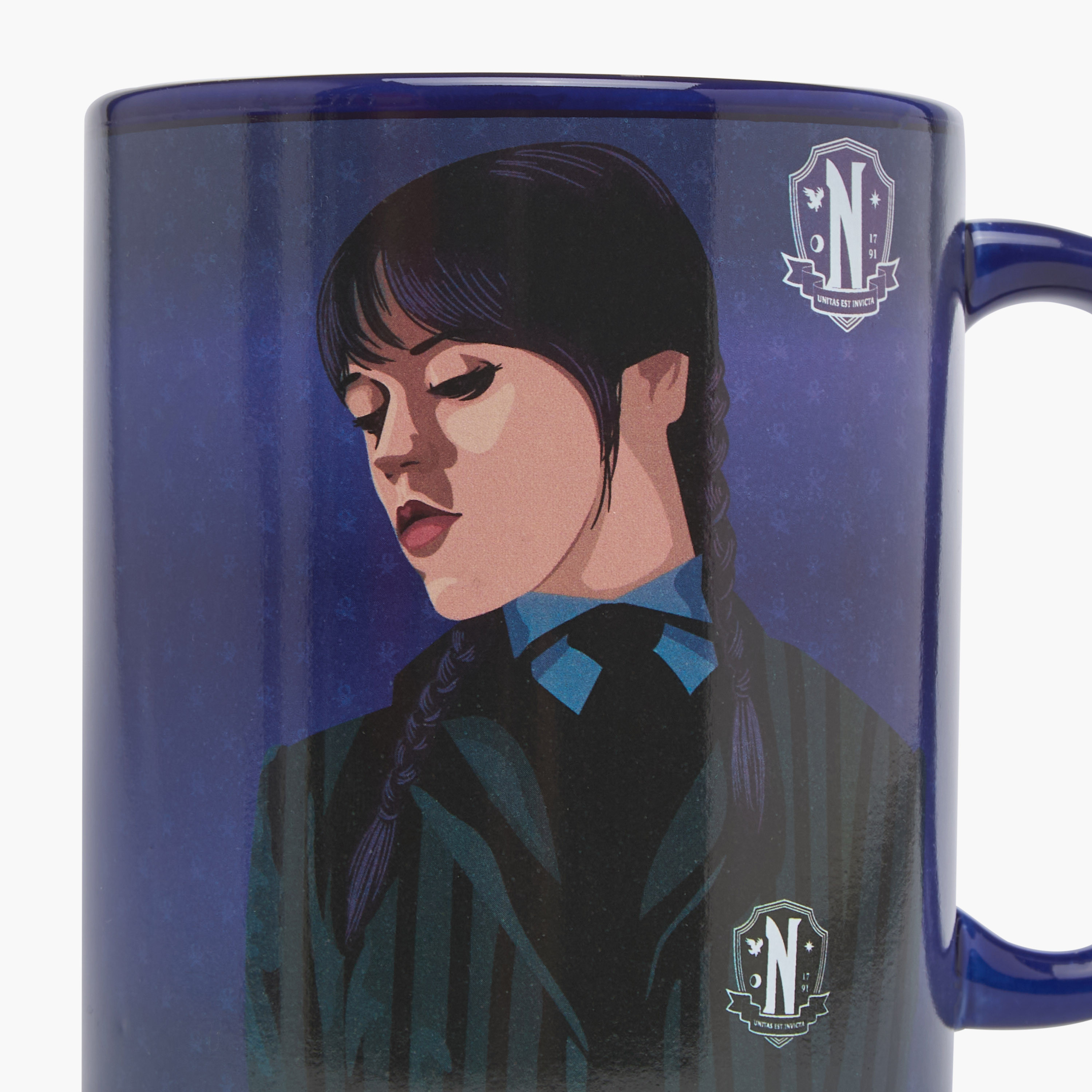 Wednesday Print Porcelain Mug with Handle - 330 ml-household-dining-teaandcoffee-mugsandcups-image-3