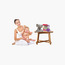 Farlin BPA Free Angle Feeding Bottle with Handle - 180-baby-feeding-feedingbottles-bottlesandteats-image-2