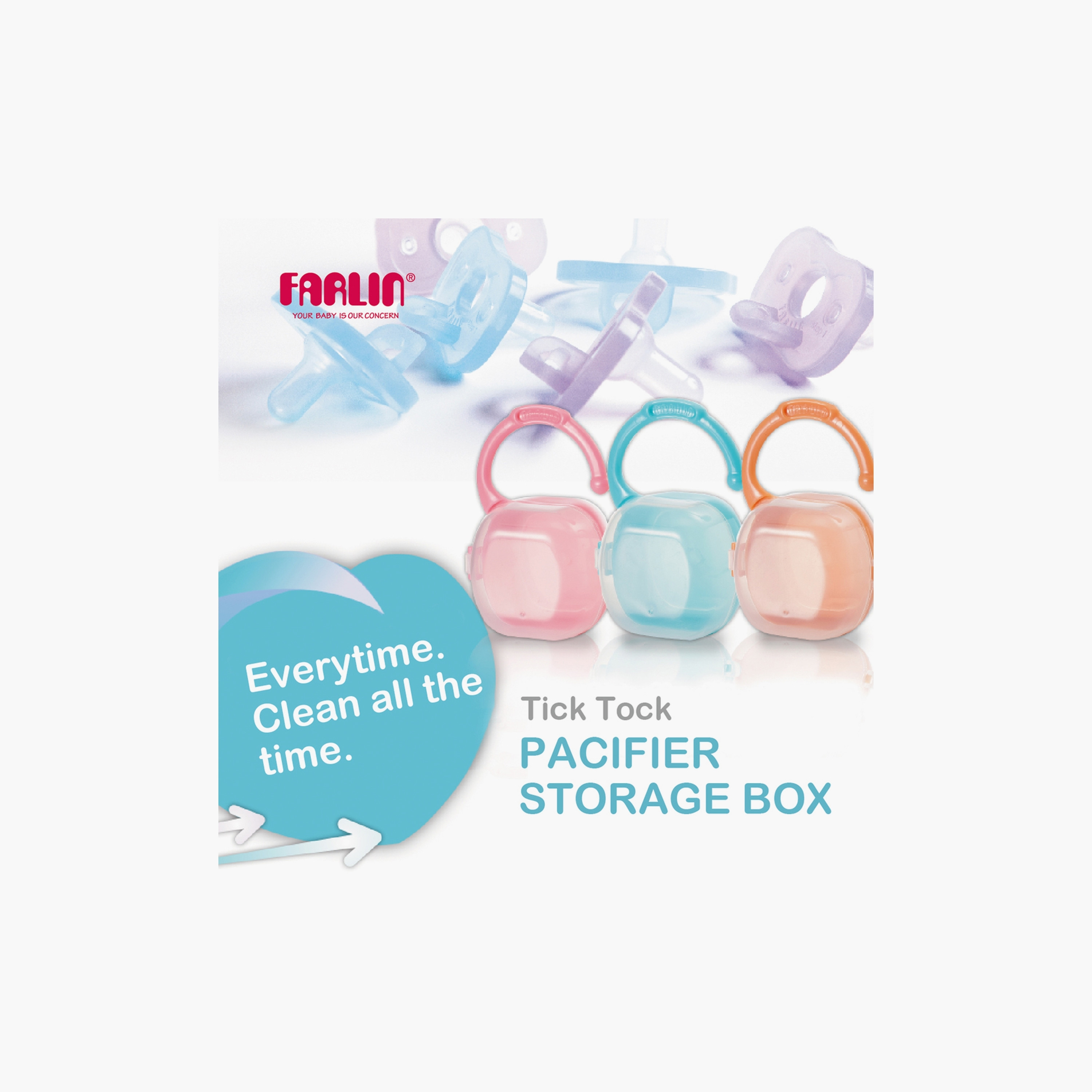 Farlin Tik Tok Pacifier Storage Box-baby-feeding-pacifiers-image-3