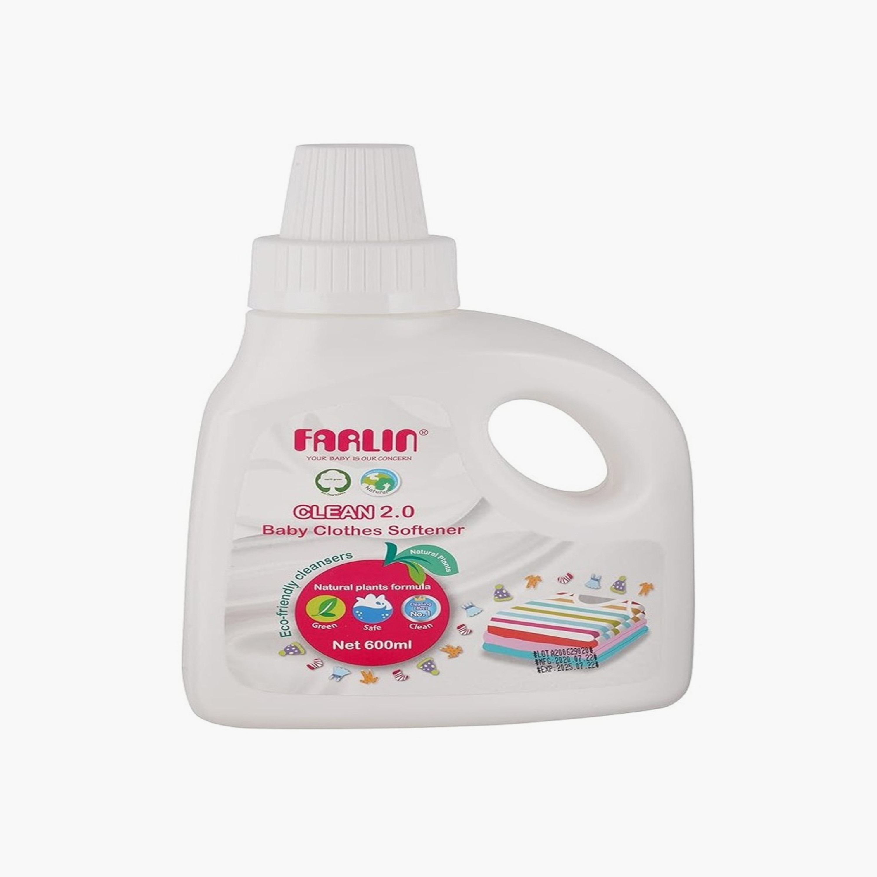 Farlin Clean 2.0 Clothes Softener - 600 ml-baby-feeding-cleaningliquids-image-1