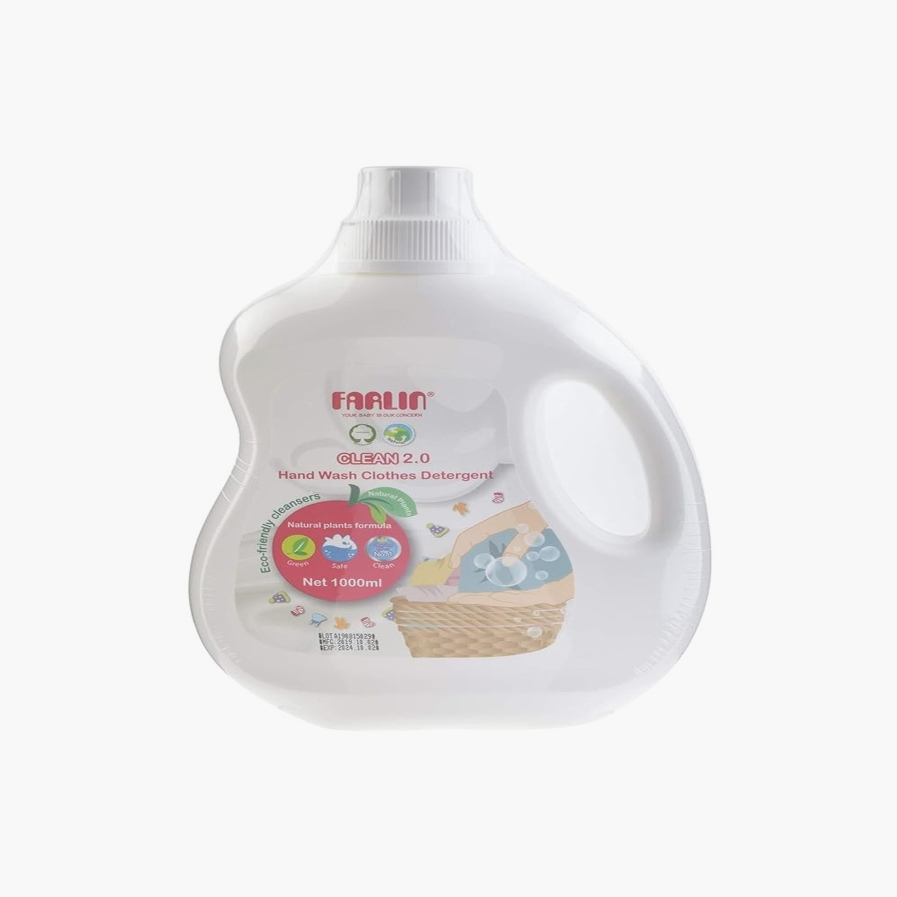 Farlin Clean 2.0 Hand Wash Clothes Detergent - 1000 ml-baby-feeding-cleaningliquids-image-1