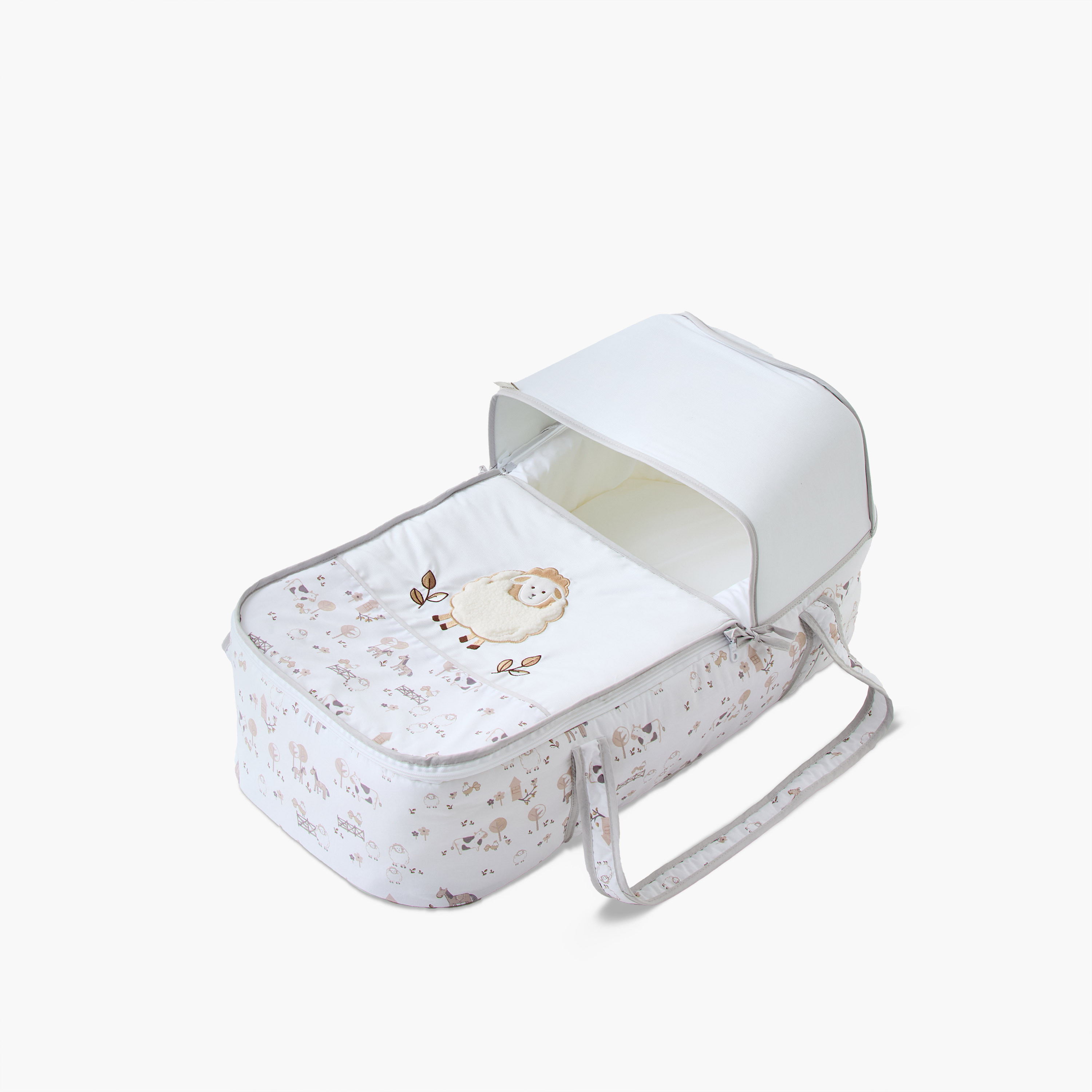 مهد حمل أطفال جيسي بطبعات ومظلة من جونيورز-baby-gear-carrycots-image-7