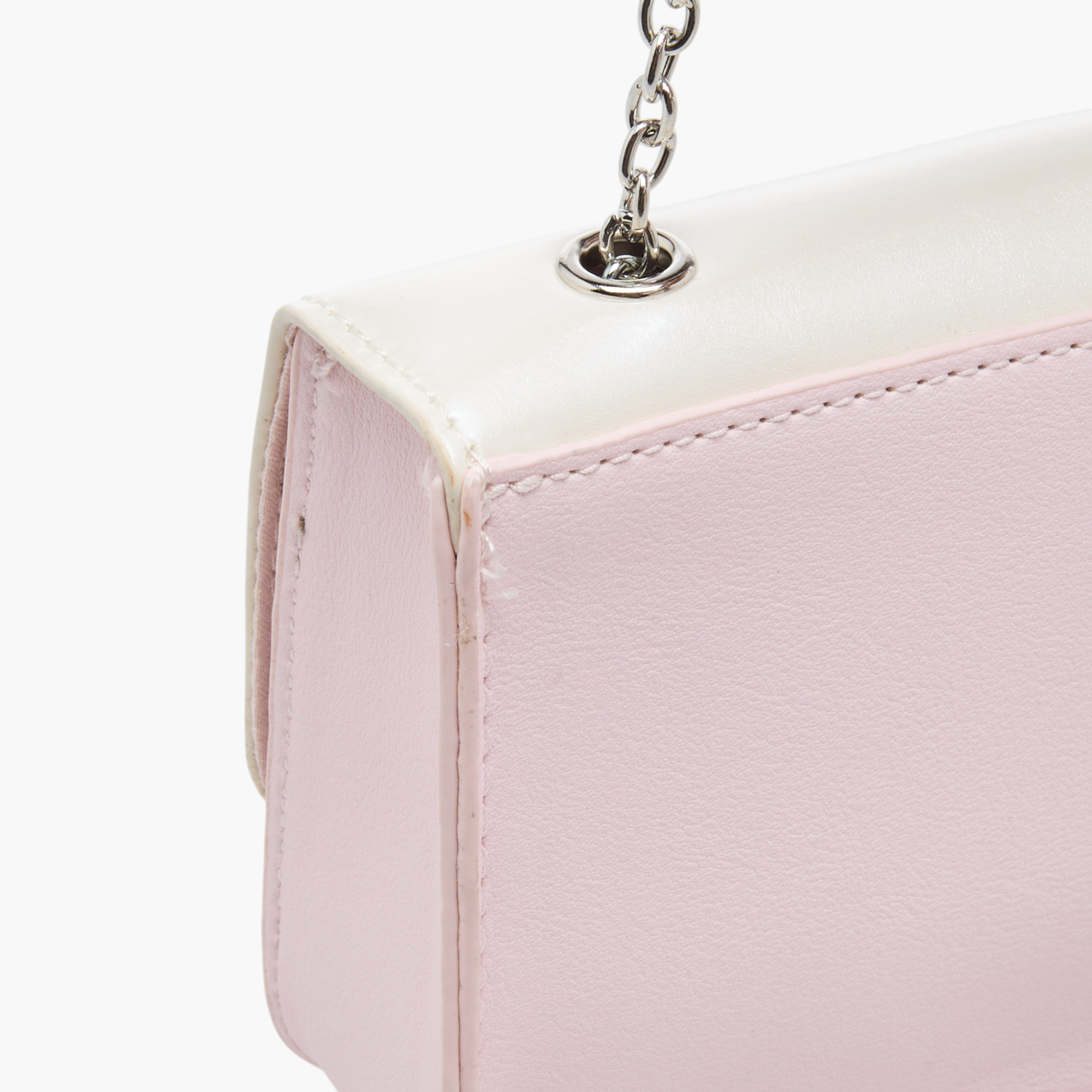Barbie Heart Accent Crossbody Bag with Chain Accented Strap and Flap Closure-girls-accessories-bags-image-5