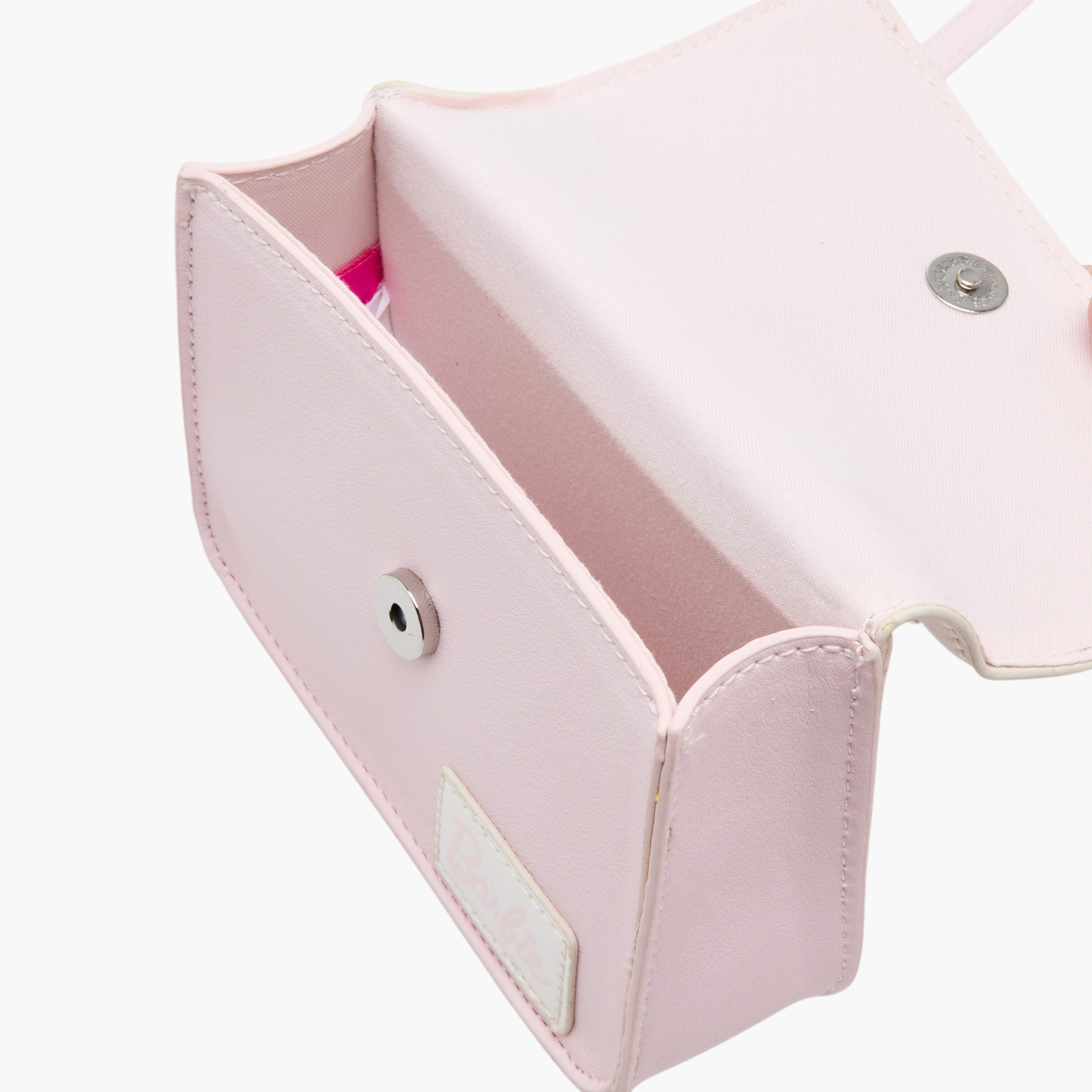 Barbie Heart Accent Crossbody Bag with Chain Accented Strap and Flap Closure-girls-accessories-bags-image-7