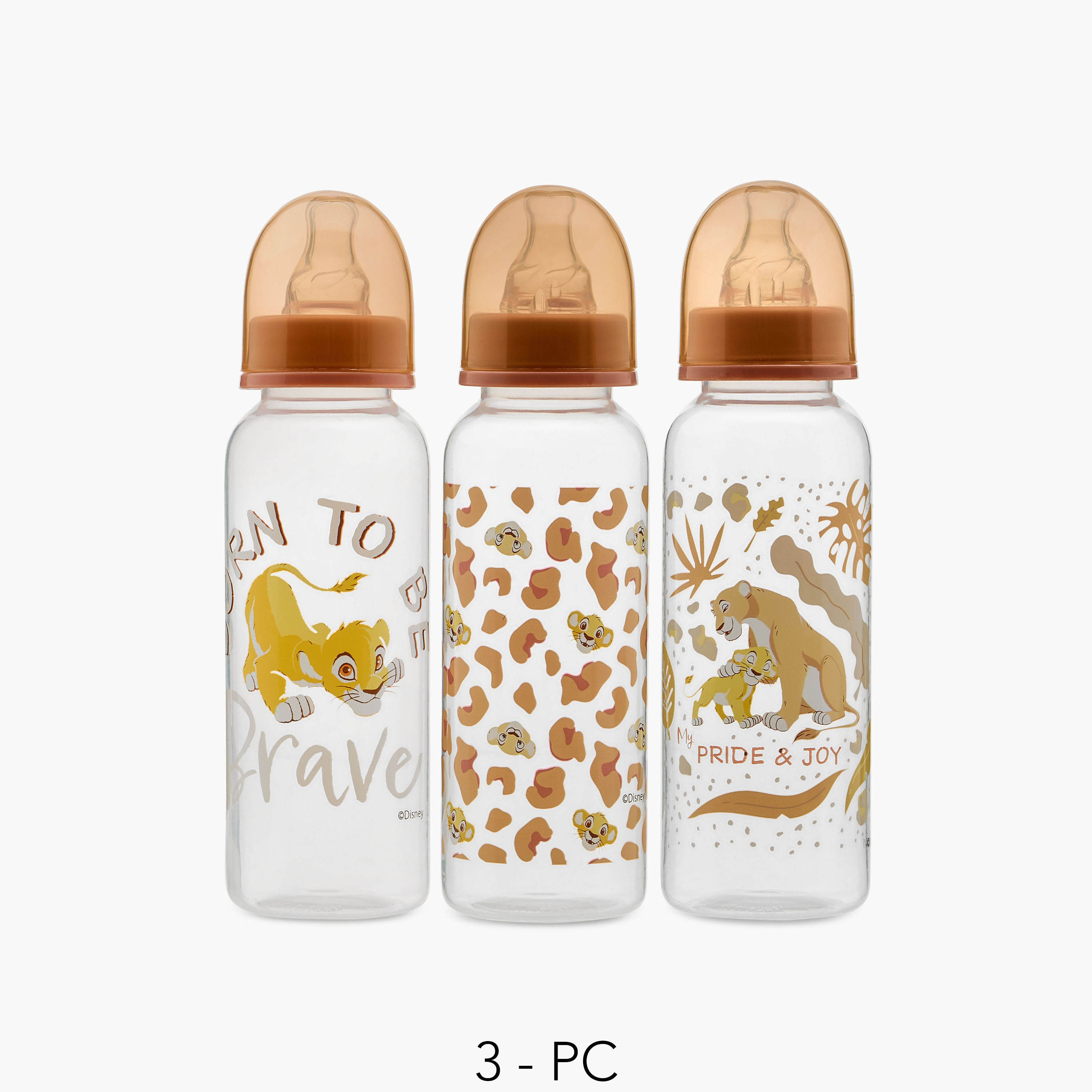 Disney Mickey and Friends Print 3-Piece Feeding Bottle Set-baby-feeding-feedingbottles-bottlesandteats-image-1