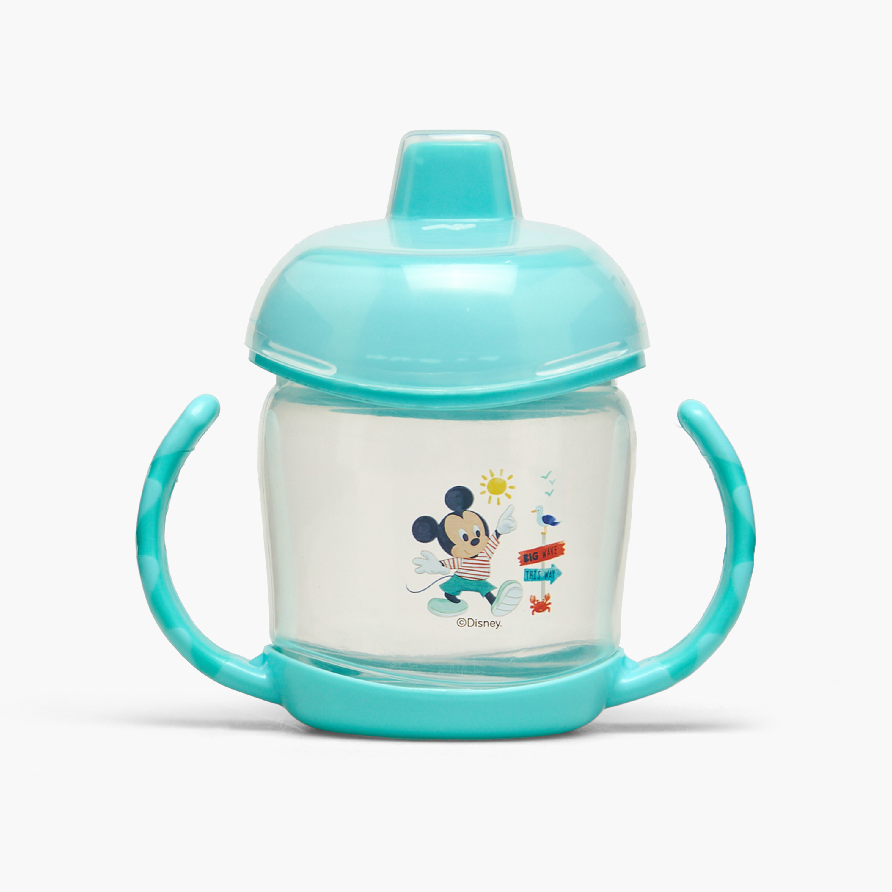 كوب مقاوم للانسكاب بطبعات ميكي ماوس مع غطاء من ديزني-baby-feeding-mealtimeessentials-image-1