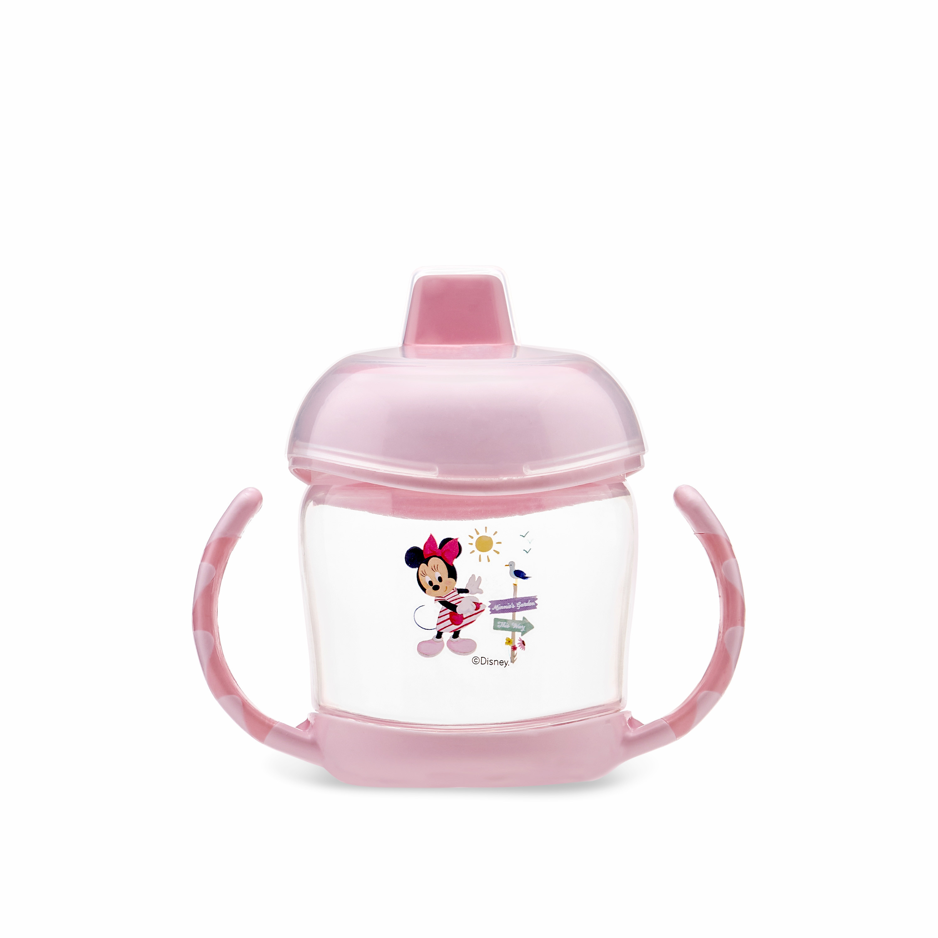 Disney Mickey Mouse Print Spill Proof Cup with Cap-baby-feeding-mealtimeessentials-image-1