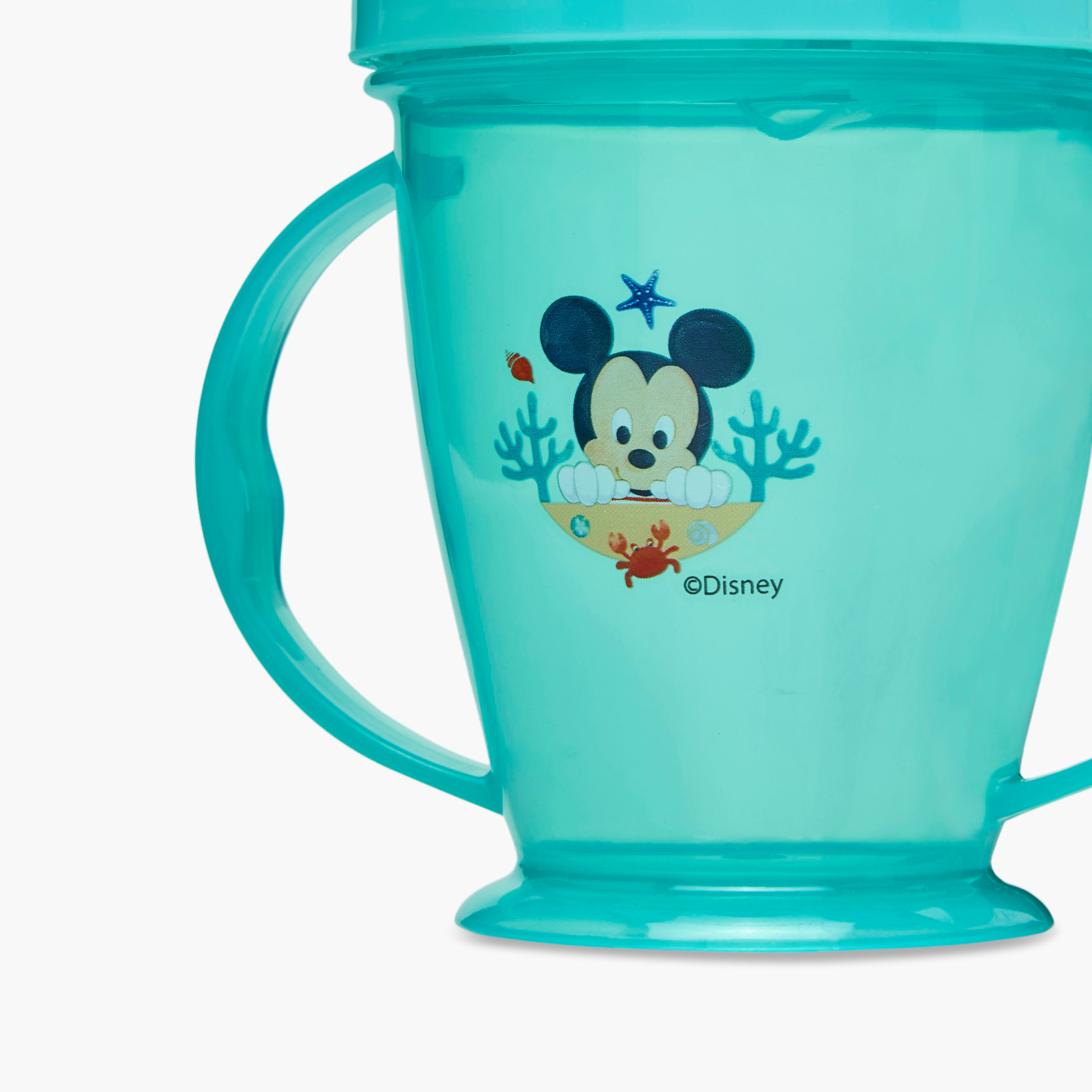 Disney Mickey Mouse Print Spill Proof Training Cup with Lid-baby-feeding-mealtimeessentials-image-4