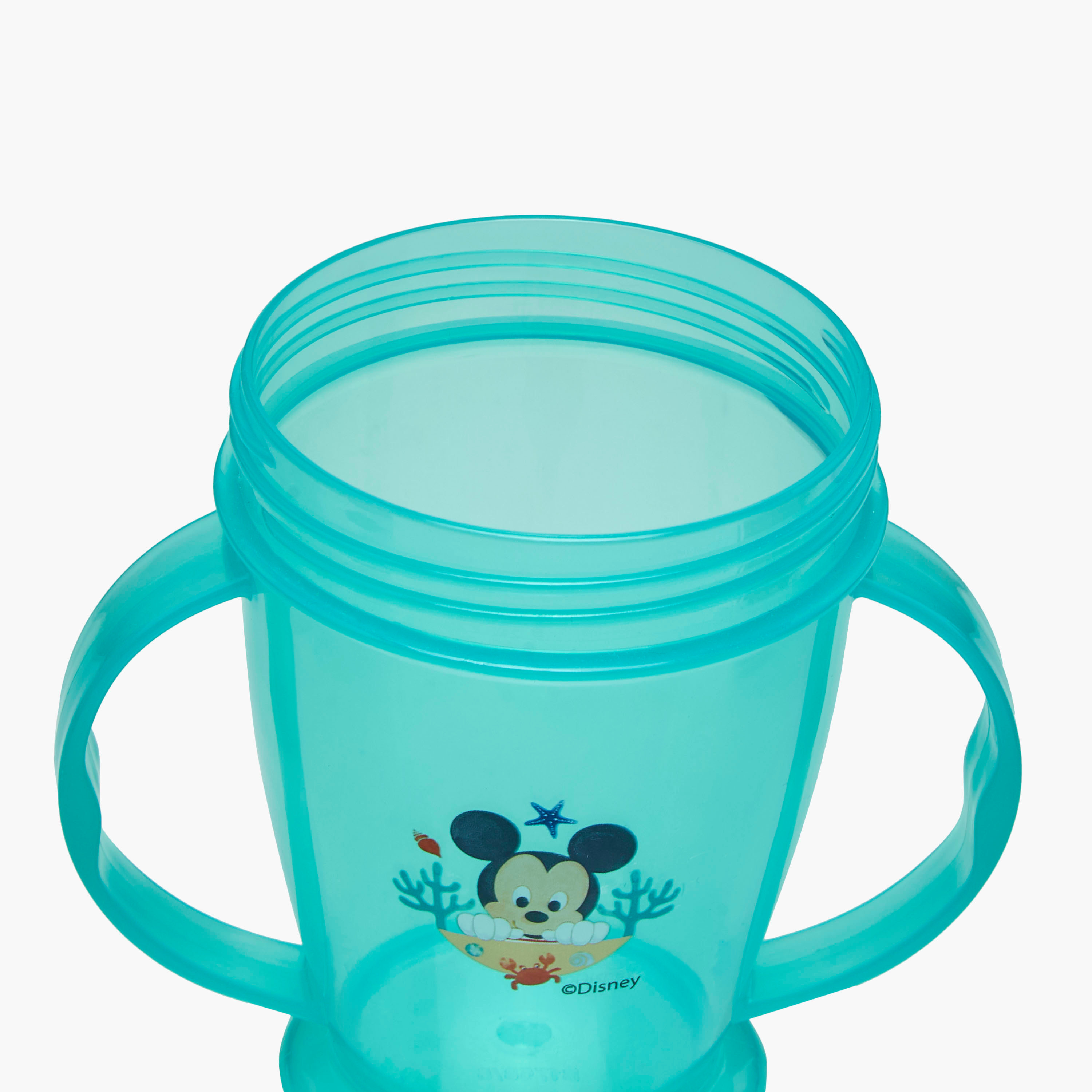 Disney Mickey Mouse Print Spill Proof Training Cup with Lid-baby-feeding-mealtimeessentials-image-5