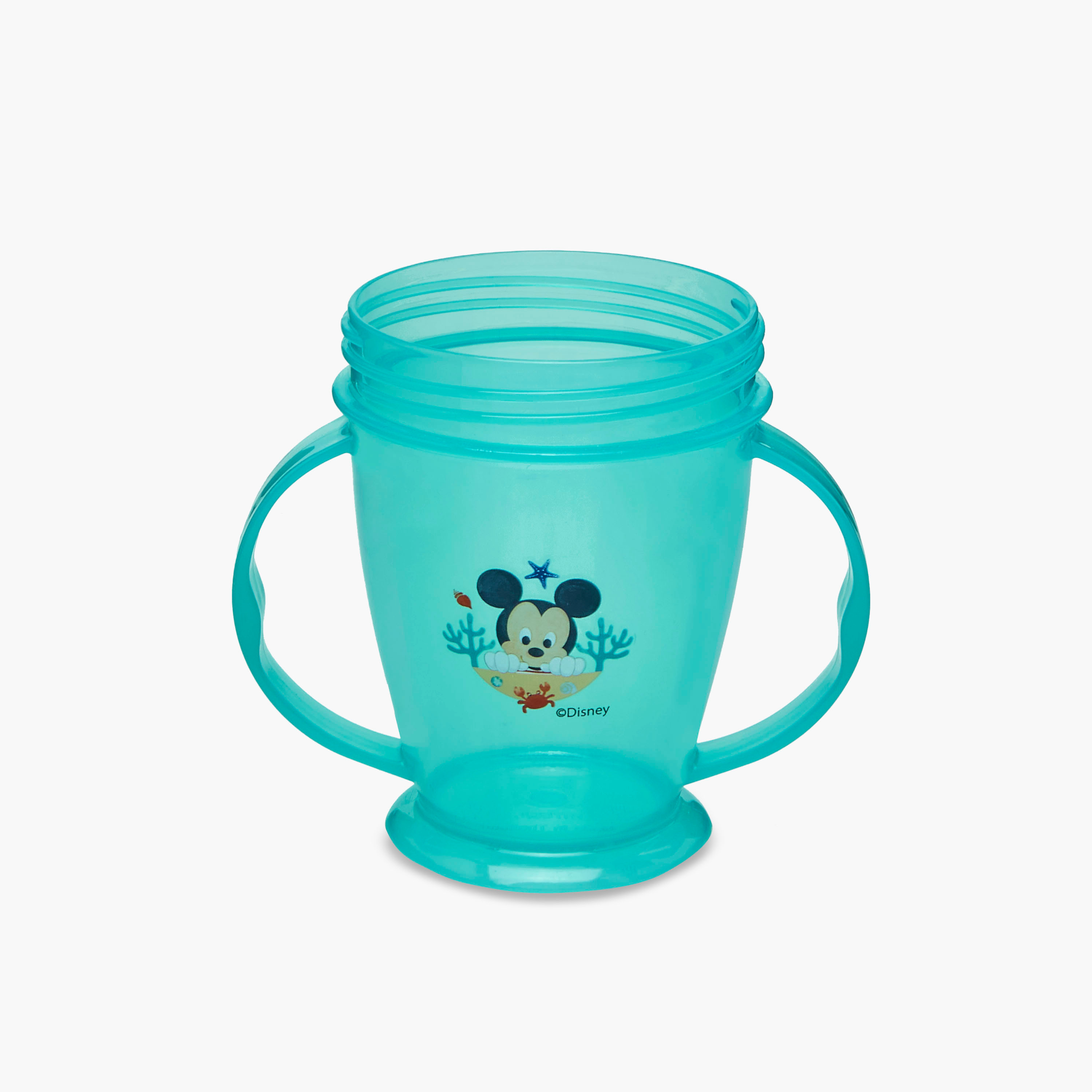 Disney Mickey Mouse Print Spill Proof Training Cup with Lid-baby-feeding-mealtimeessentials-image-6