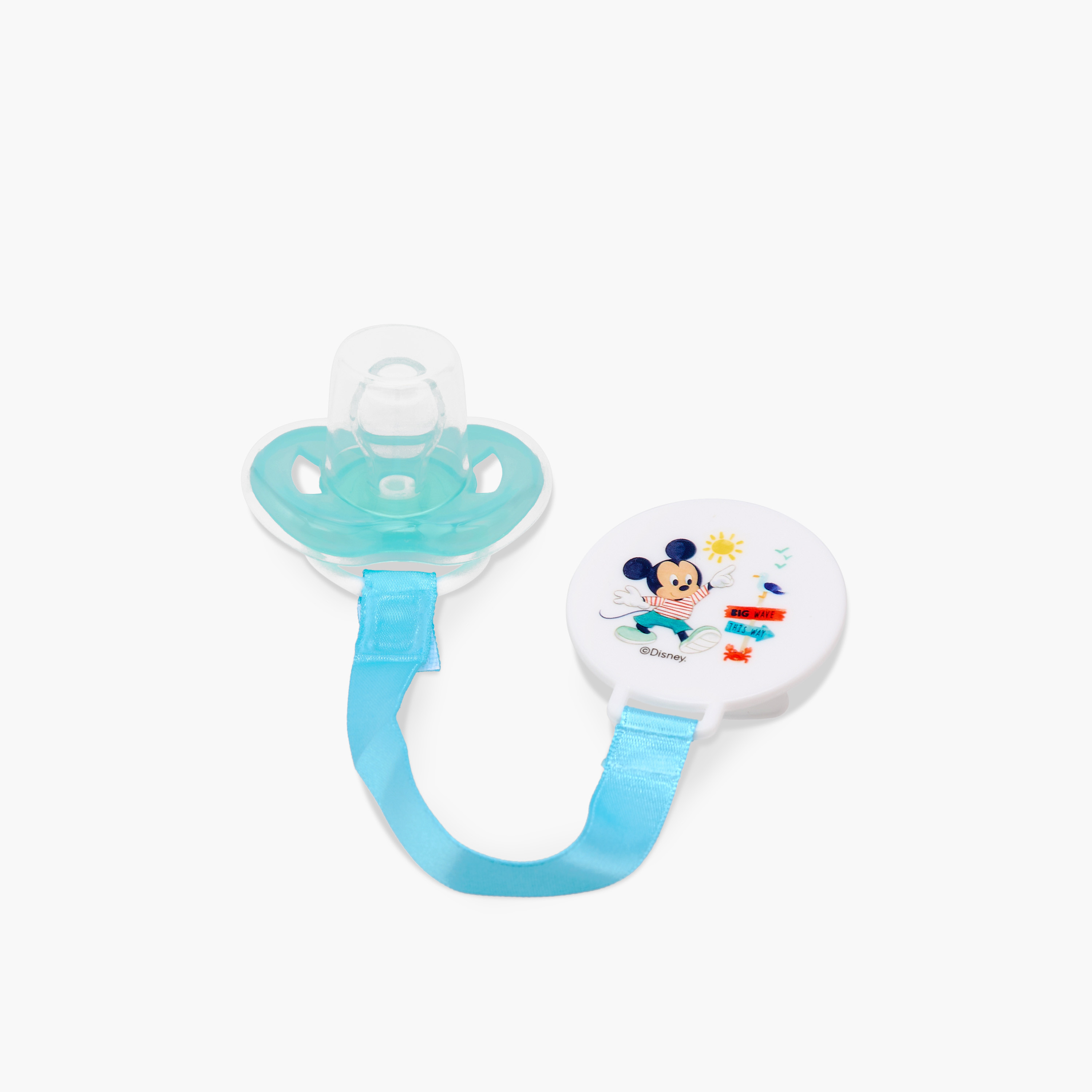 Disney Minnie Mouse Print Pacifier with Holder-baby-feeding-pacifiers-image-1
