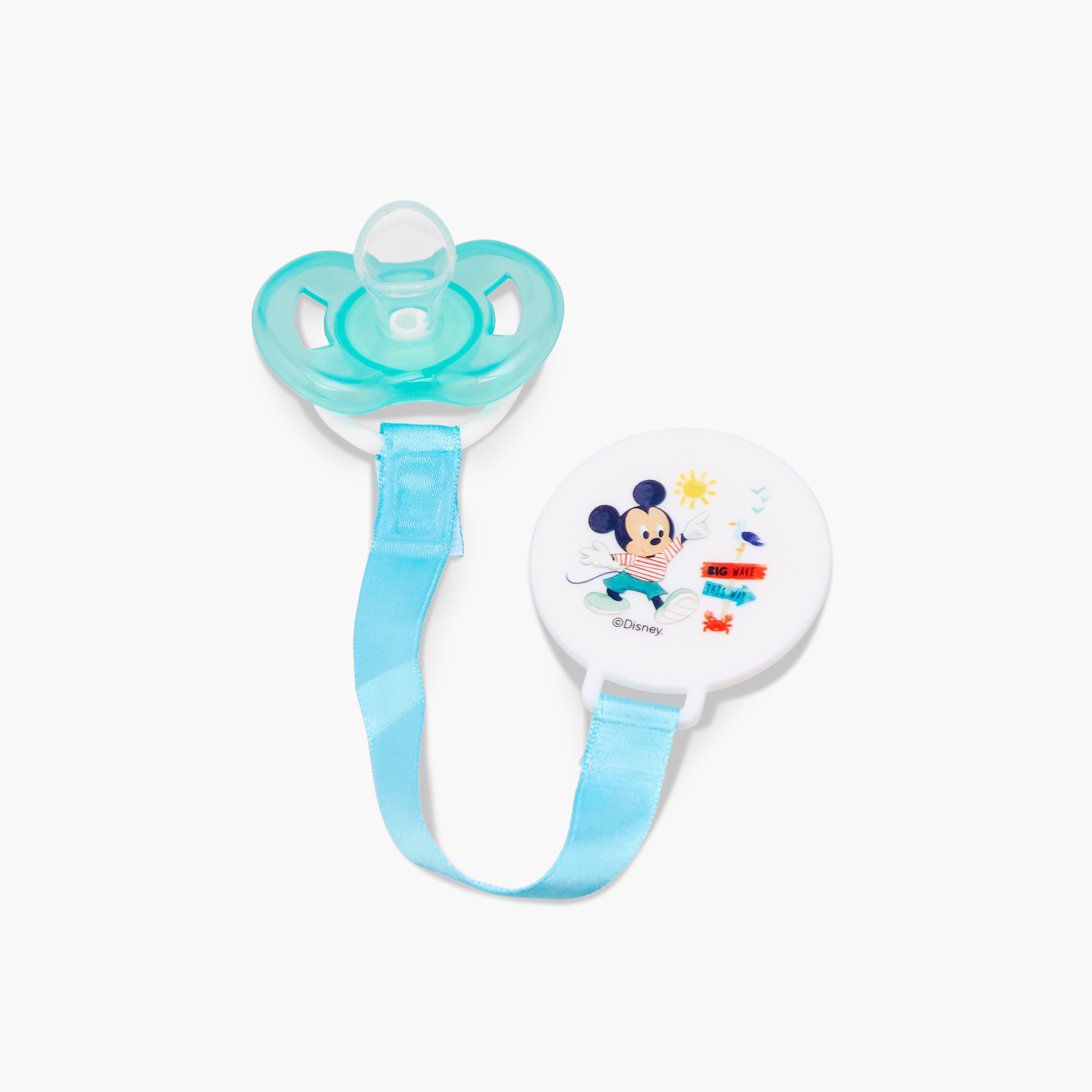 Disney Minnie Mouse Print Pacifier with Holder-baby-feeding-pacifiers-image-2