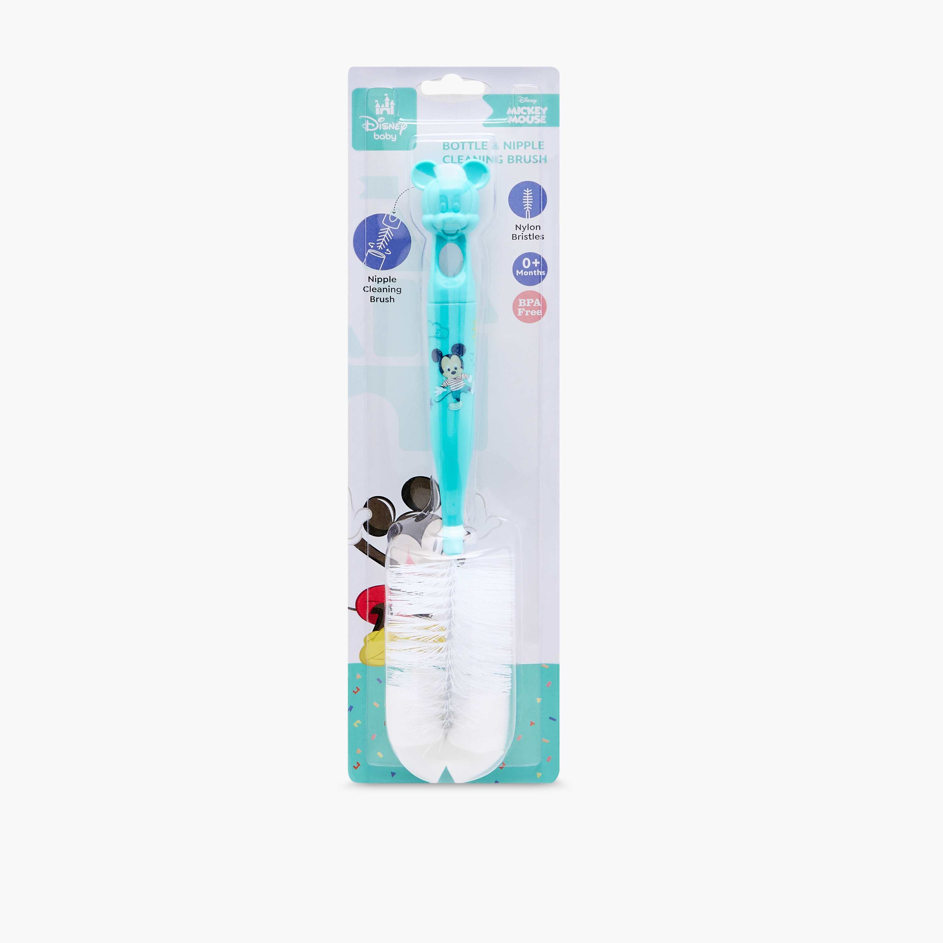 Disney Minnie Mouse Print Bottle and Nipple Brush-baby-feeding-accessories-image-8