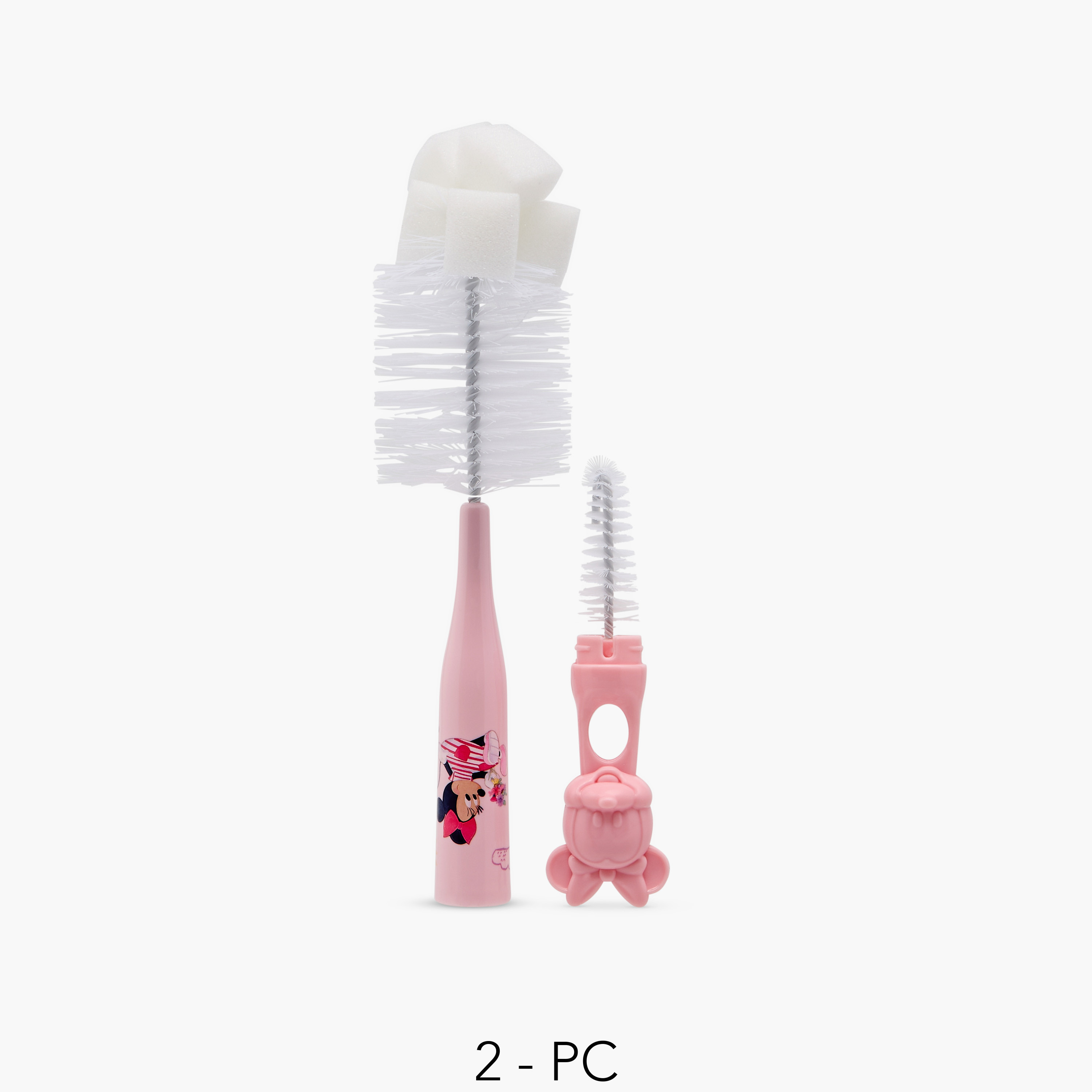 Disney Minnie Mouse Print Bottle and Nipple Brush-baby-feeding-accessories-image-1