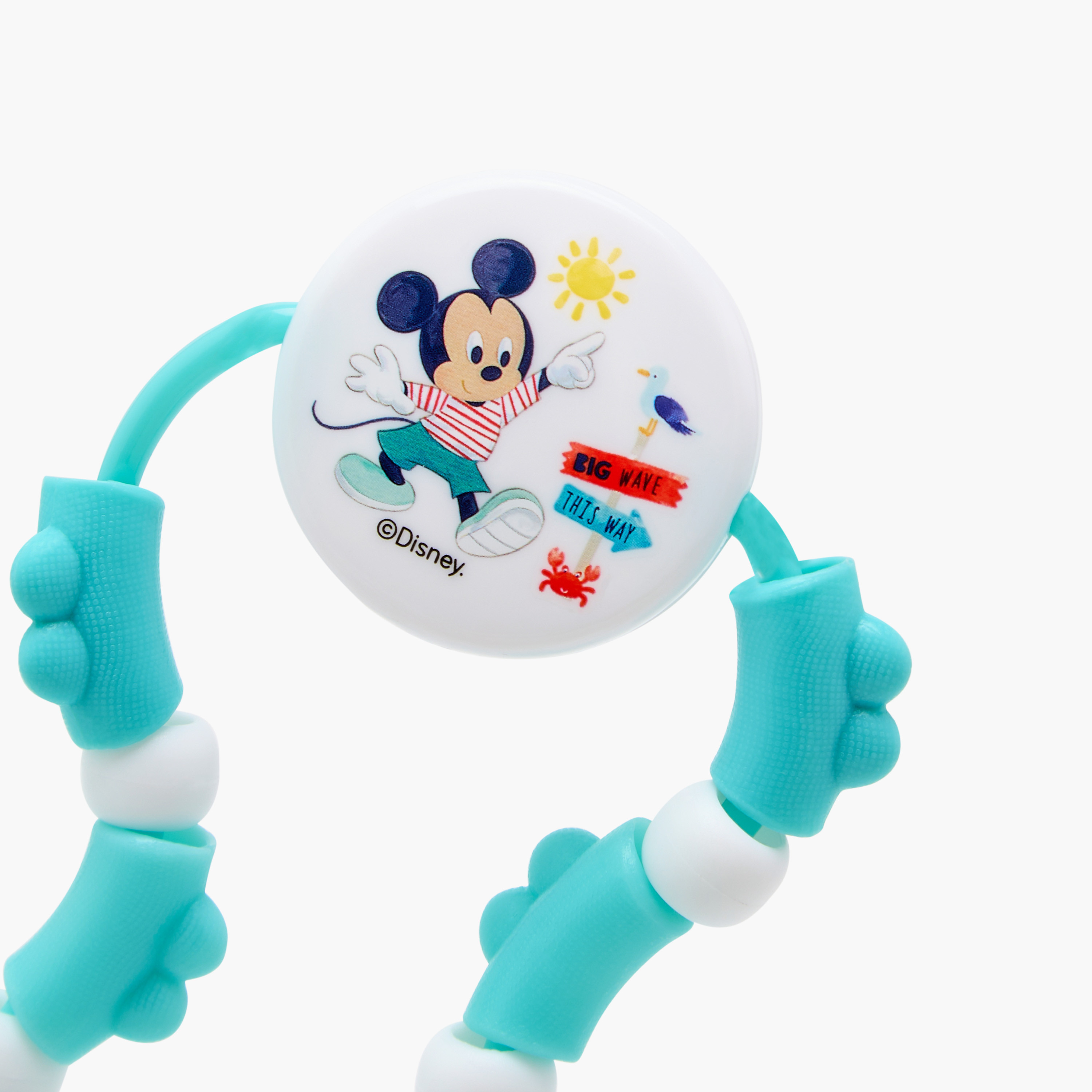 Disney Mickey Mouse Print Teething Ring Rattle-toys-babyandtoddlertoys-rattlesandteethers-image-3