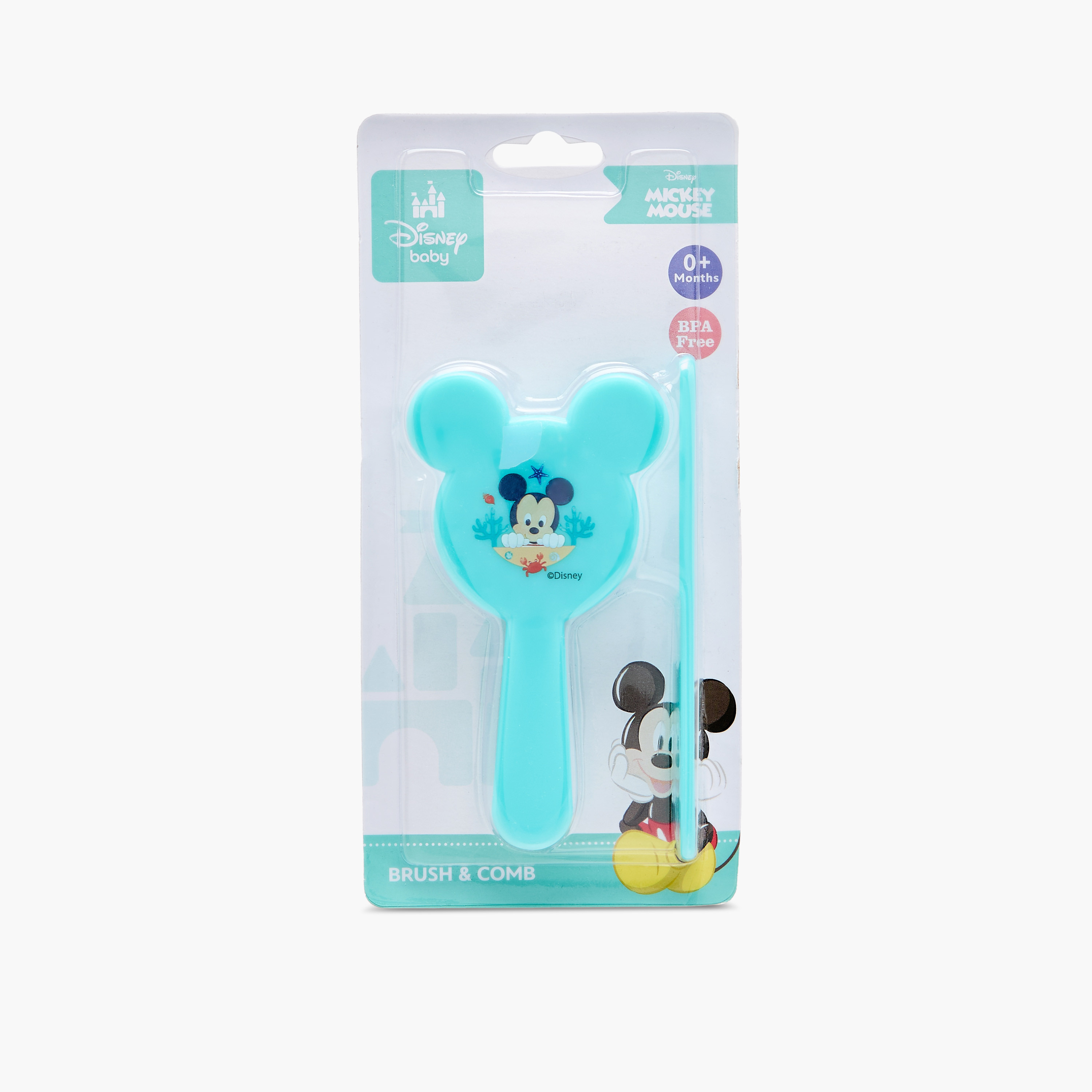 Disney Mickey Mouse Print Baby Comb and Brush Set-baby-bathandcare-hairbodyskincare-image-8
