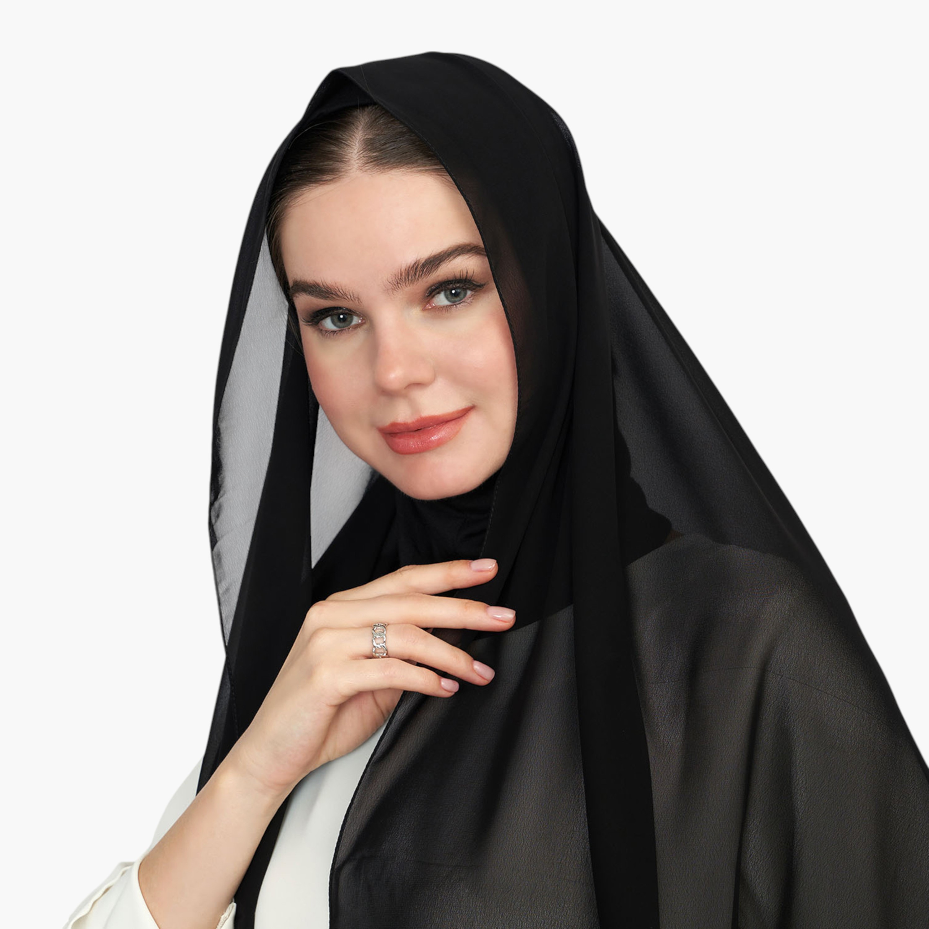 حجاب مزين بشعار-women-arabicclothing-headscarf-hijab-image-1