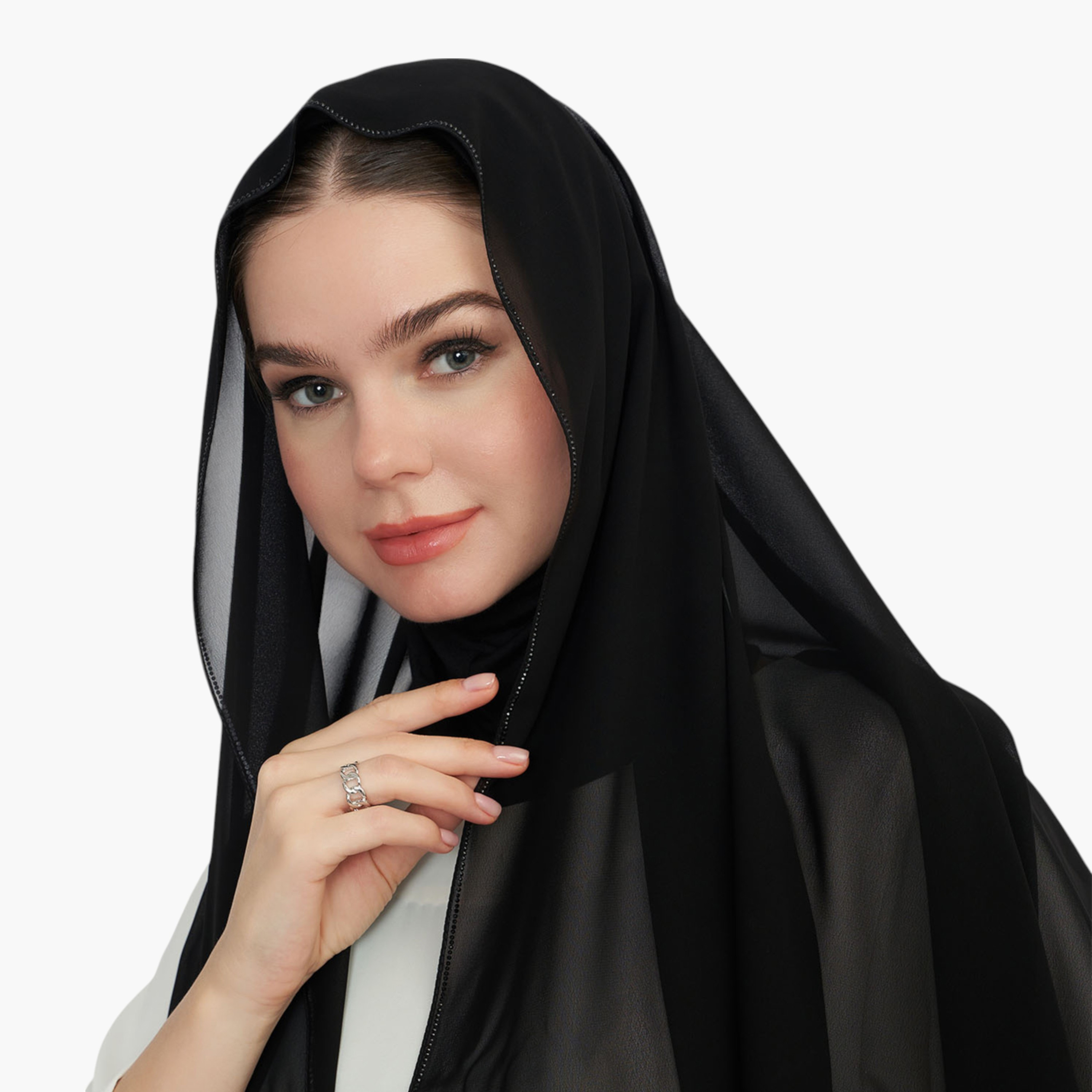 حجاب مزين بشعار-women-arabicclothing-headscarf-hijab-image-1