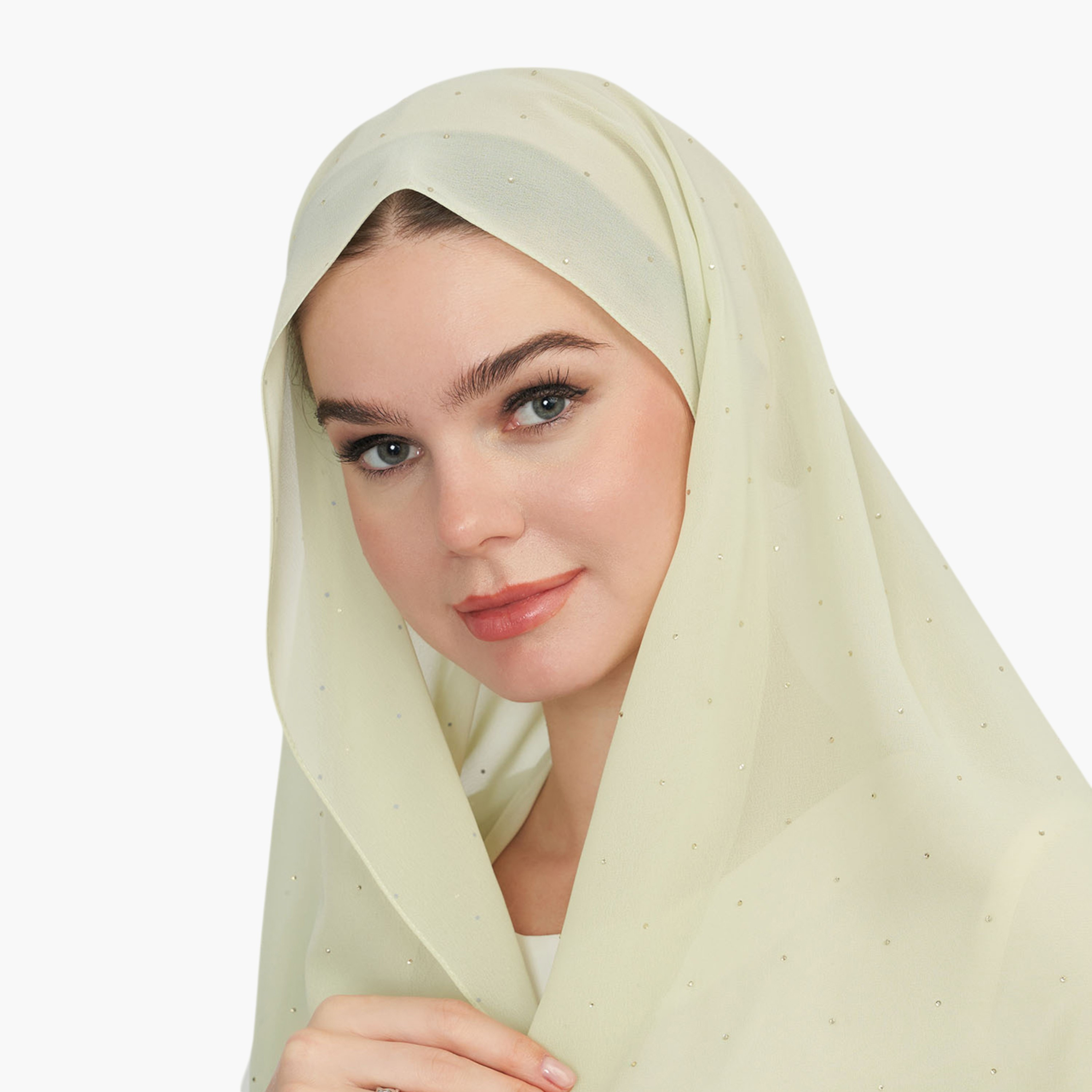 حجاب مزين بشعار-women-arabicclothing-headscarf-hijab-image-1