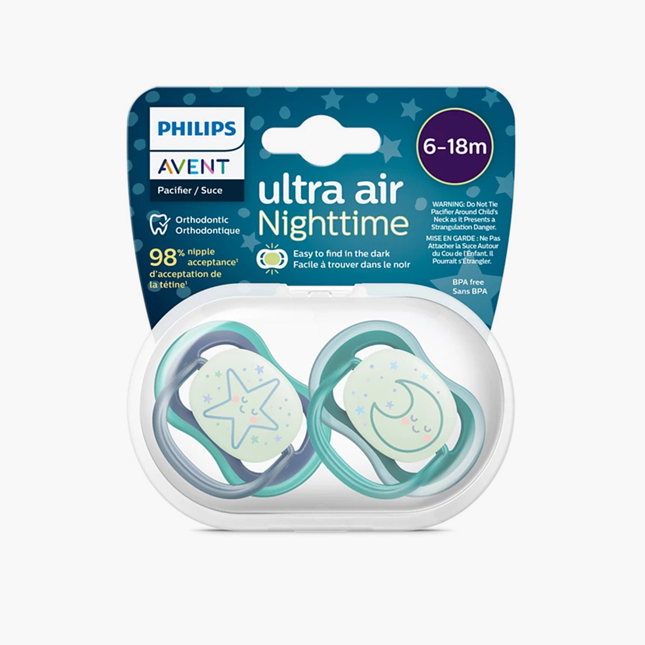 Philips Avent Printed Soother - Set of 2-baby-feeding-feedingbottles-bottlesandteats-image-3