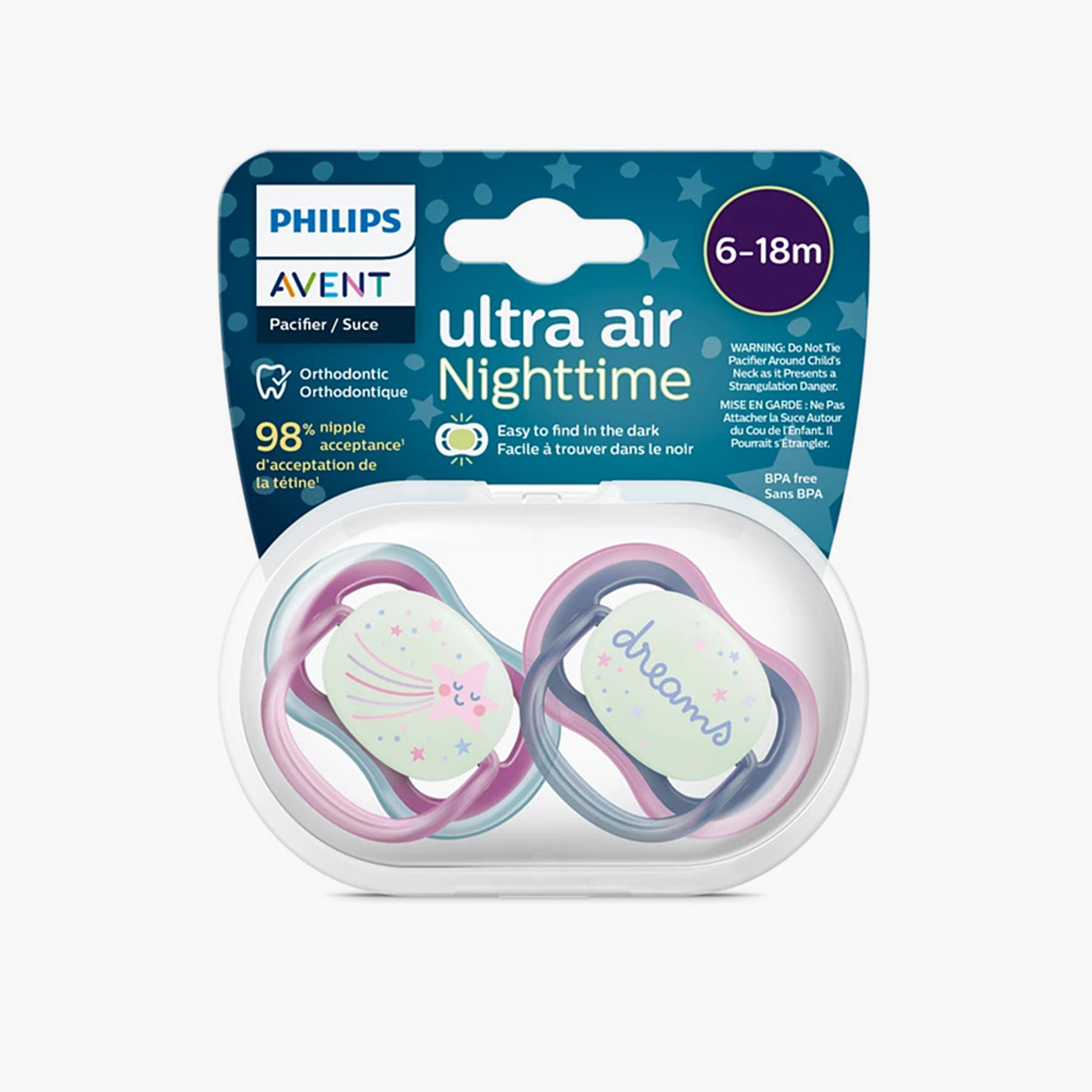 Philips Avent Printed Soother - Set of 2-baby-feeding-feedingbottles-bottlesandteats-image-3