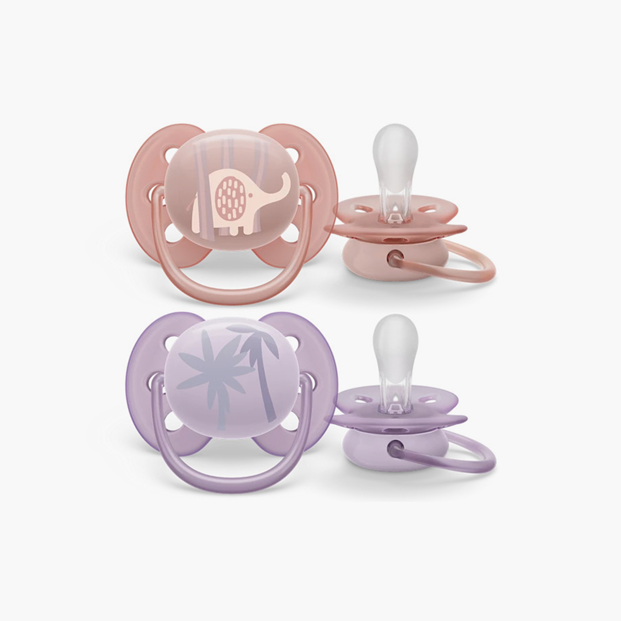 Philips Avent 2-Piece Ultra Soft Pacifier Set - 0-6 months-baby-feeding-pacifiers-image-2