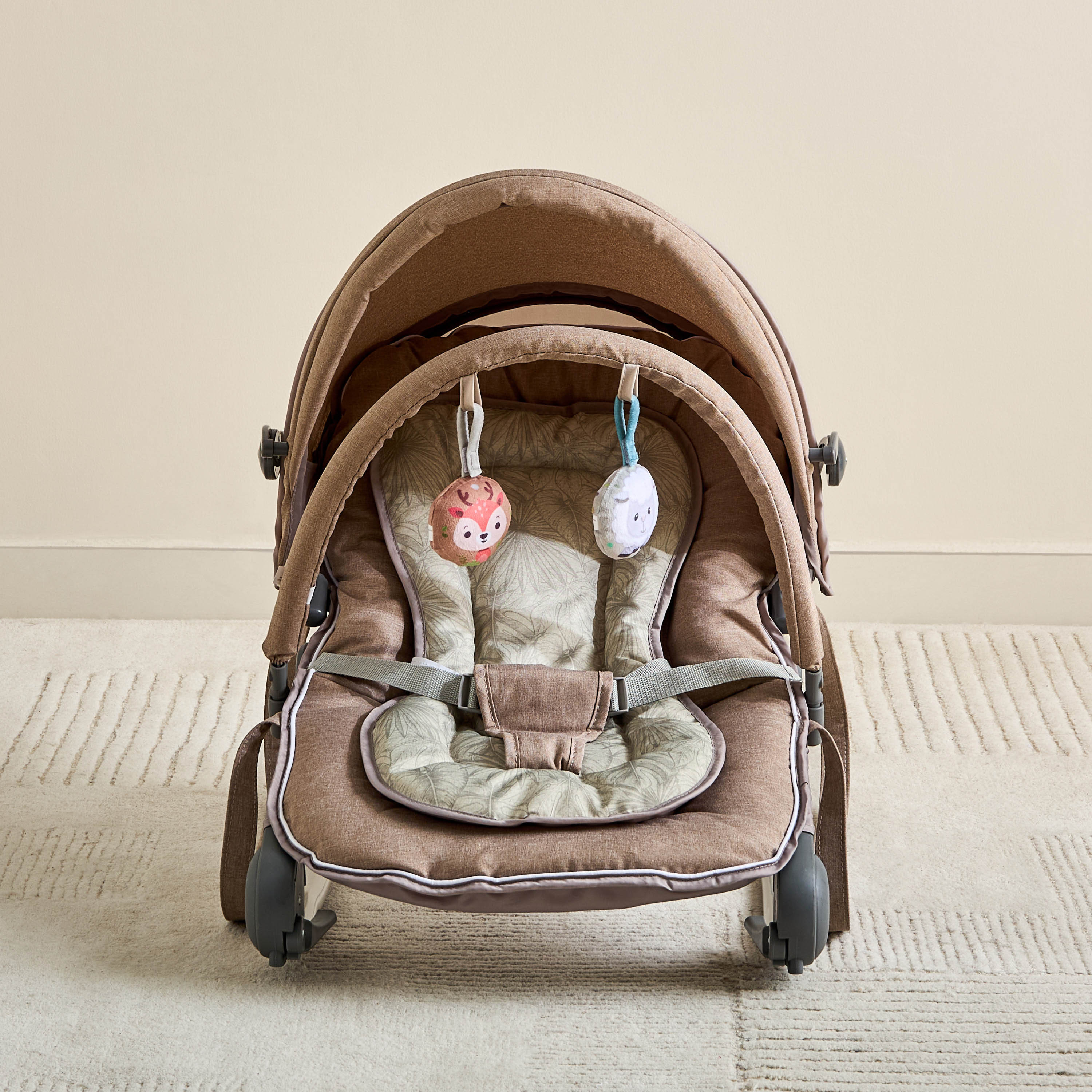 كرسي هزاز جريت مع مظلة وألعاب من جونيورز-baby-infantactivity-rockers-image-3