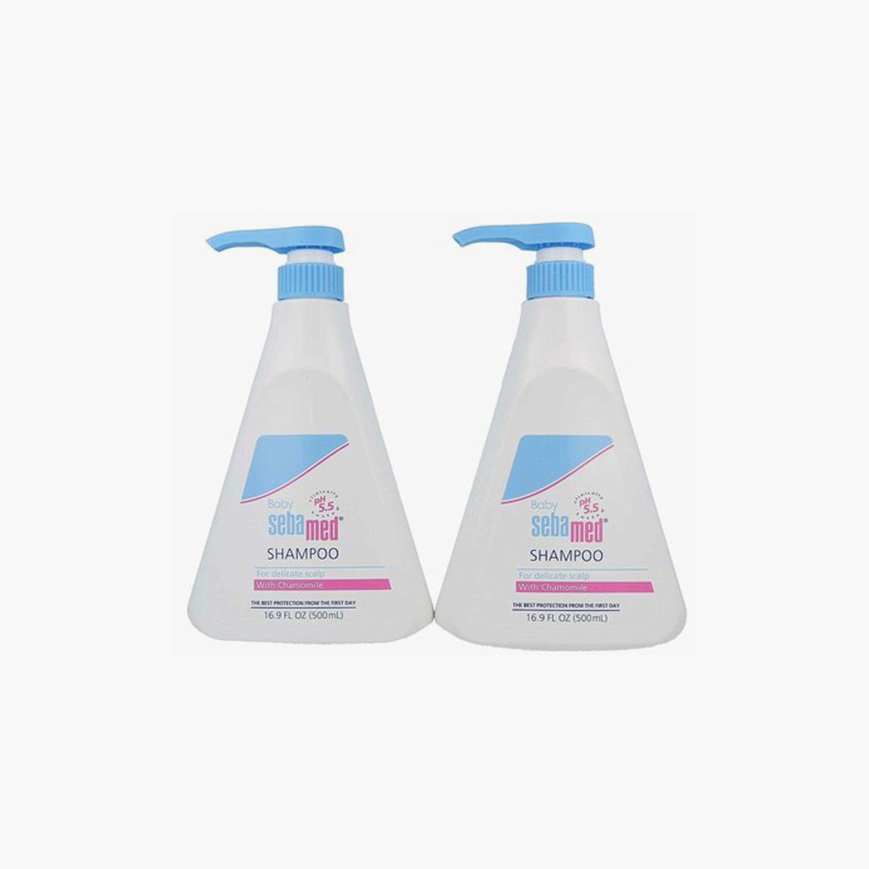 Pack of 2 Sebamed Baby Shampoo with Tear-Free Formulation, 500 ml-baby-bathandcare-hairbodyskincare-shampooandconditioner-image-1