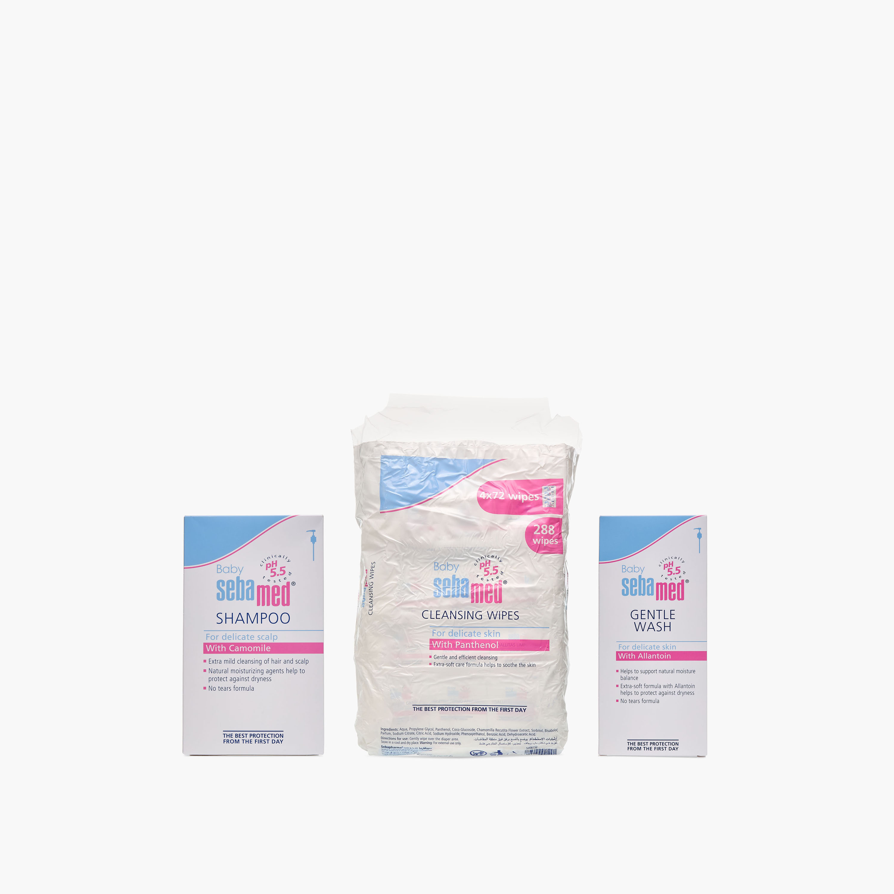 شامبو أطفال مع مناديل مبللة وغسول لطيف من سيباميد-baby-bathandcare-hairbodyskincare-image-1