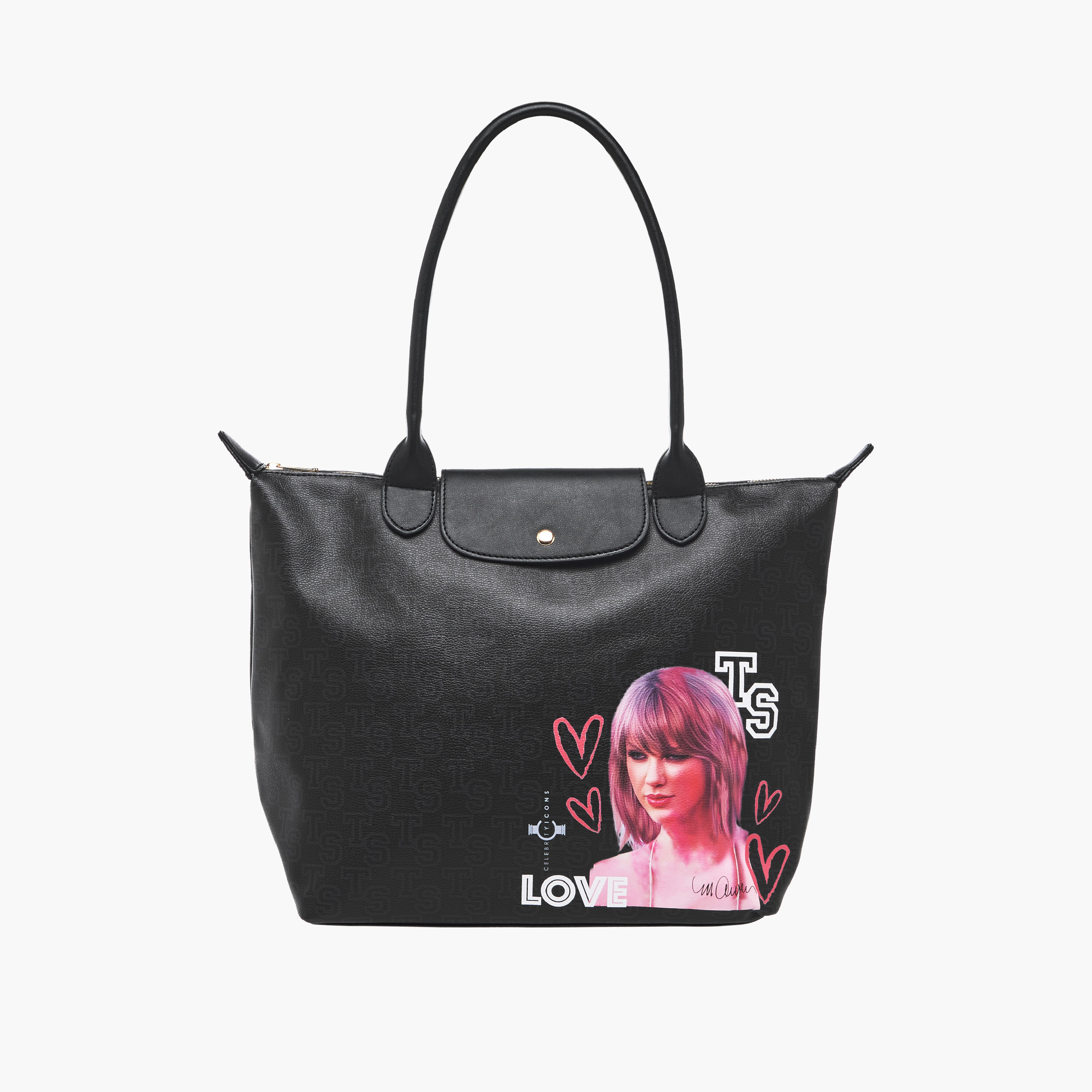 Sasha Celebrity Icons Taylor Swift Tote Bag with Double Handles-women-bagsandwallets-handbags-image-1