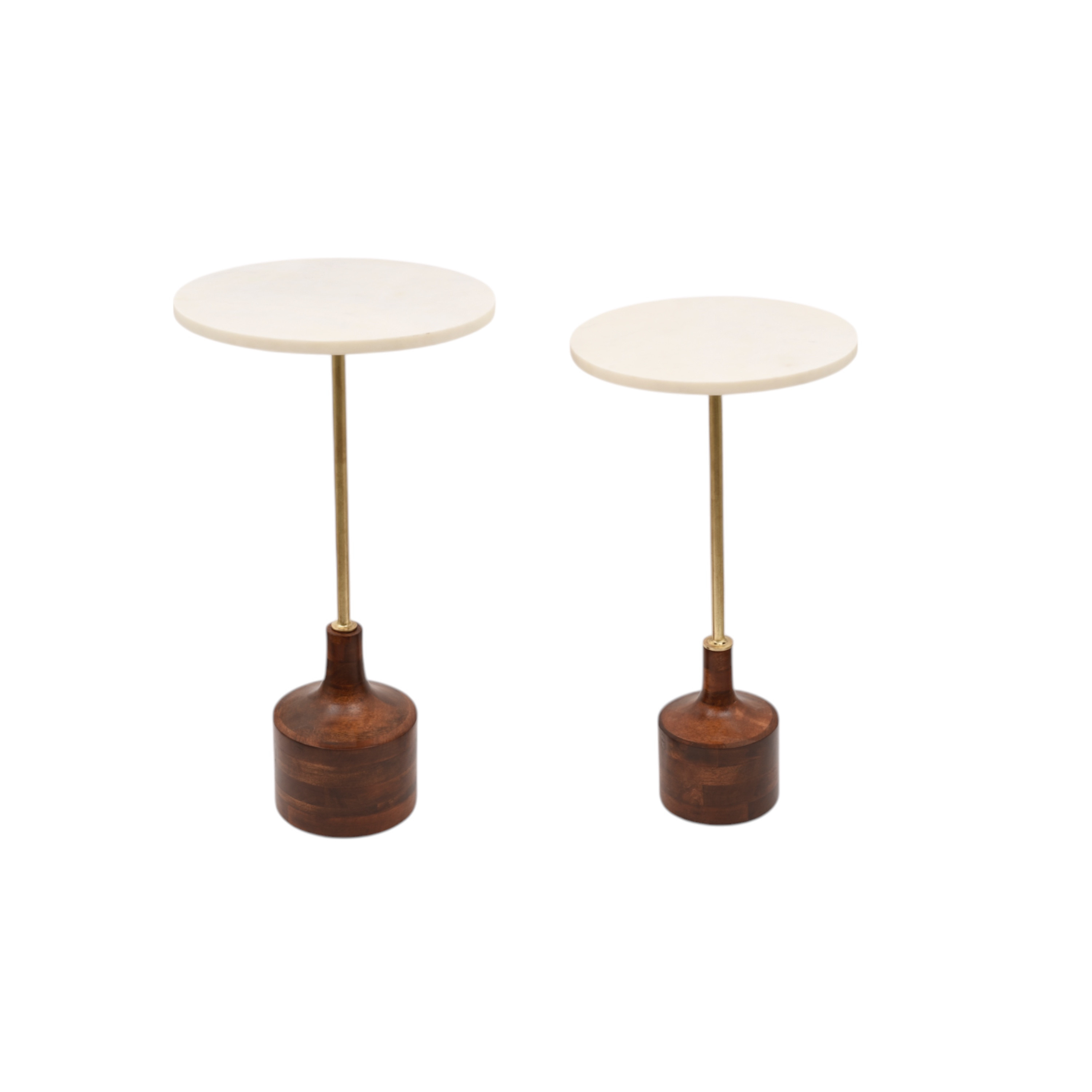 Crafted by Lifestyle Marble Top Accent Table-furniture-livingroom-sideandendtables-image-2