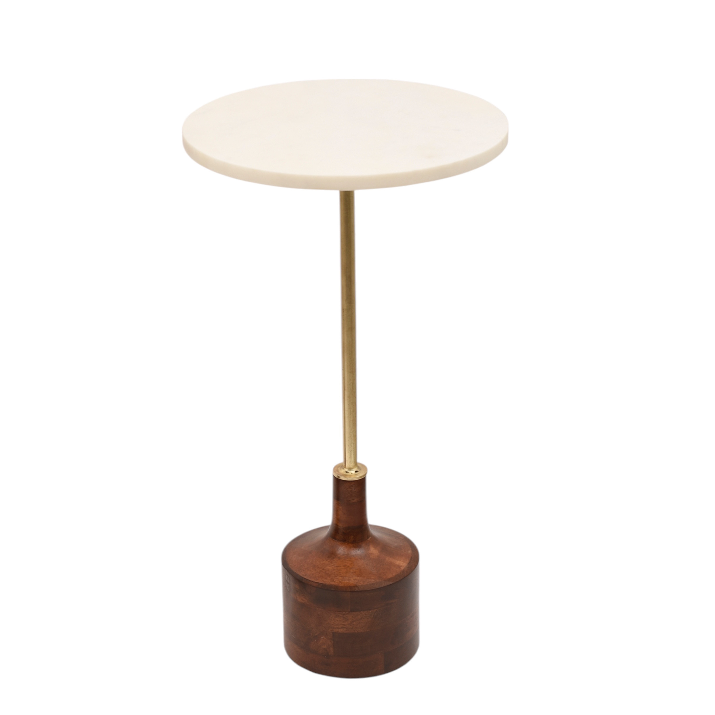 Crafted by Lifestyle Marble Top Accent Table-furniture-livingroom-sideandendtables-image-1