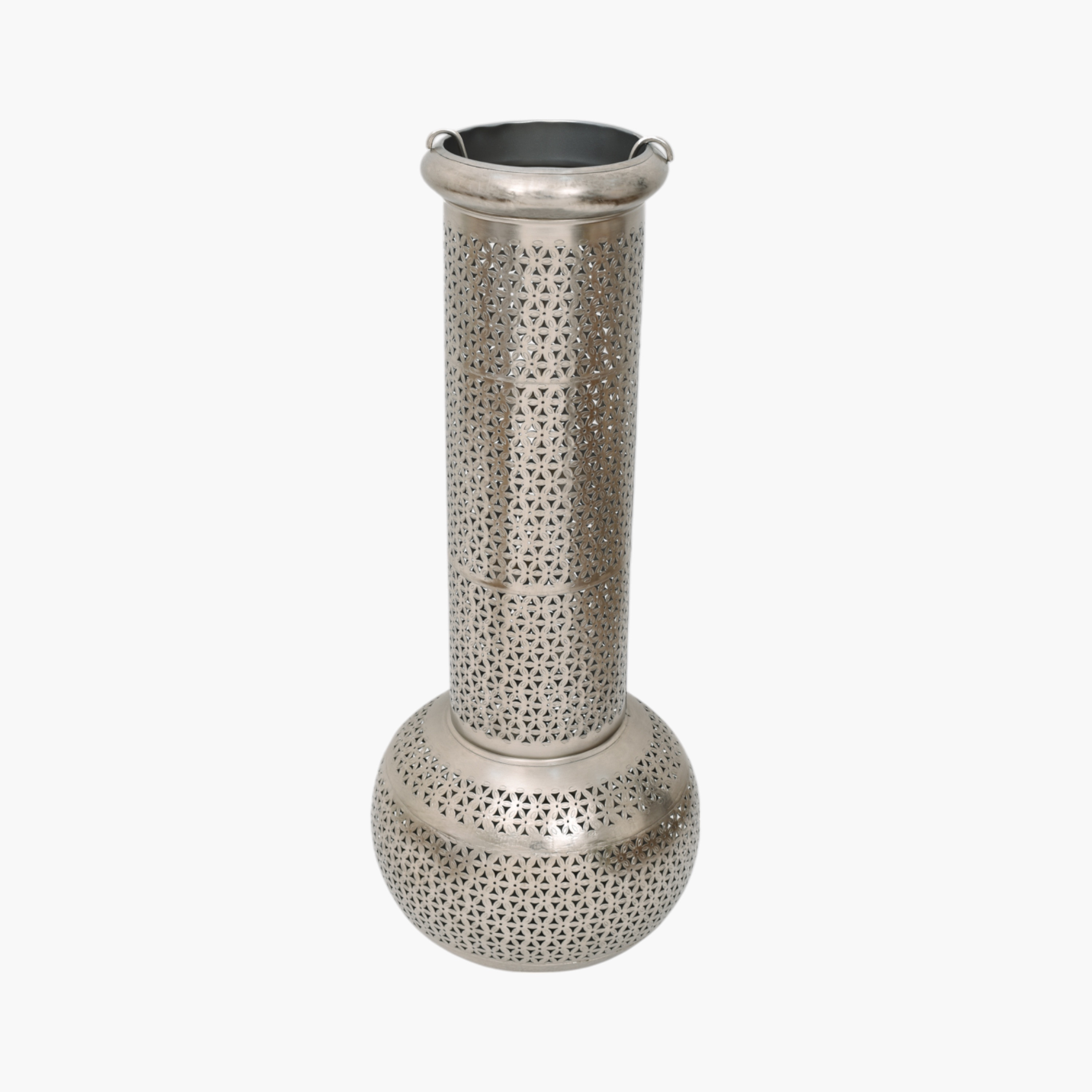 فانوس معدن بتفاصيل مفرغة صنع بواسطة لايف ستايل - 83 سم-household-decor-candleholdersandlanterns-image-1