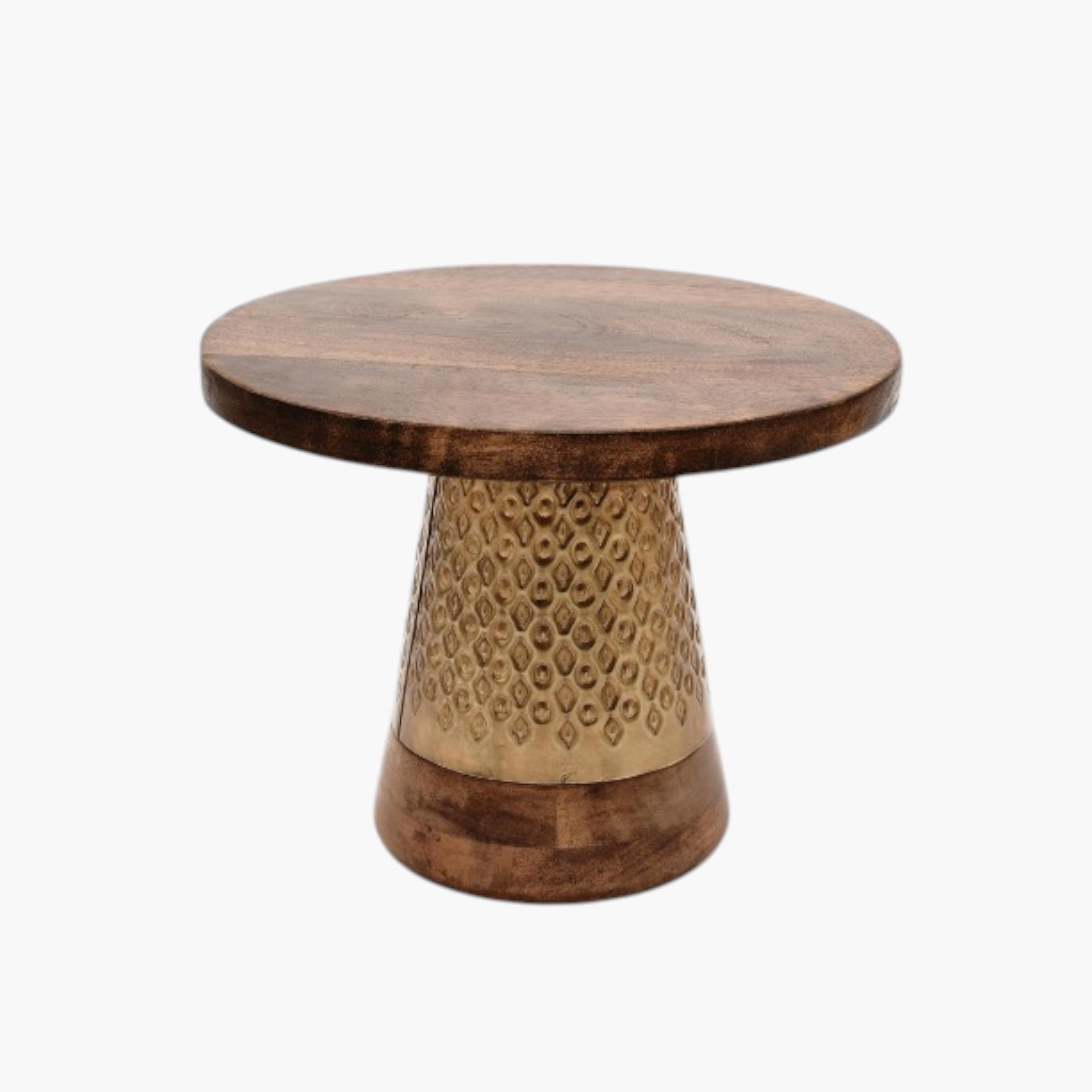 Crafted by Lifestyle Wooden Top Decorative Stand - 25x25x21 cms-household-decor-decorativeobjectsandsculptures-image-1