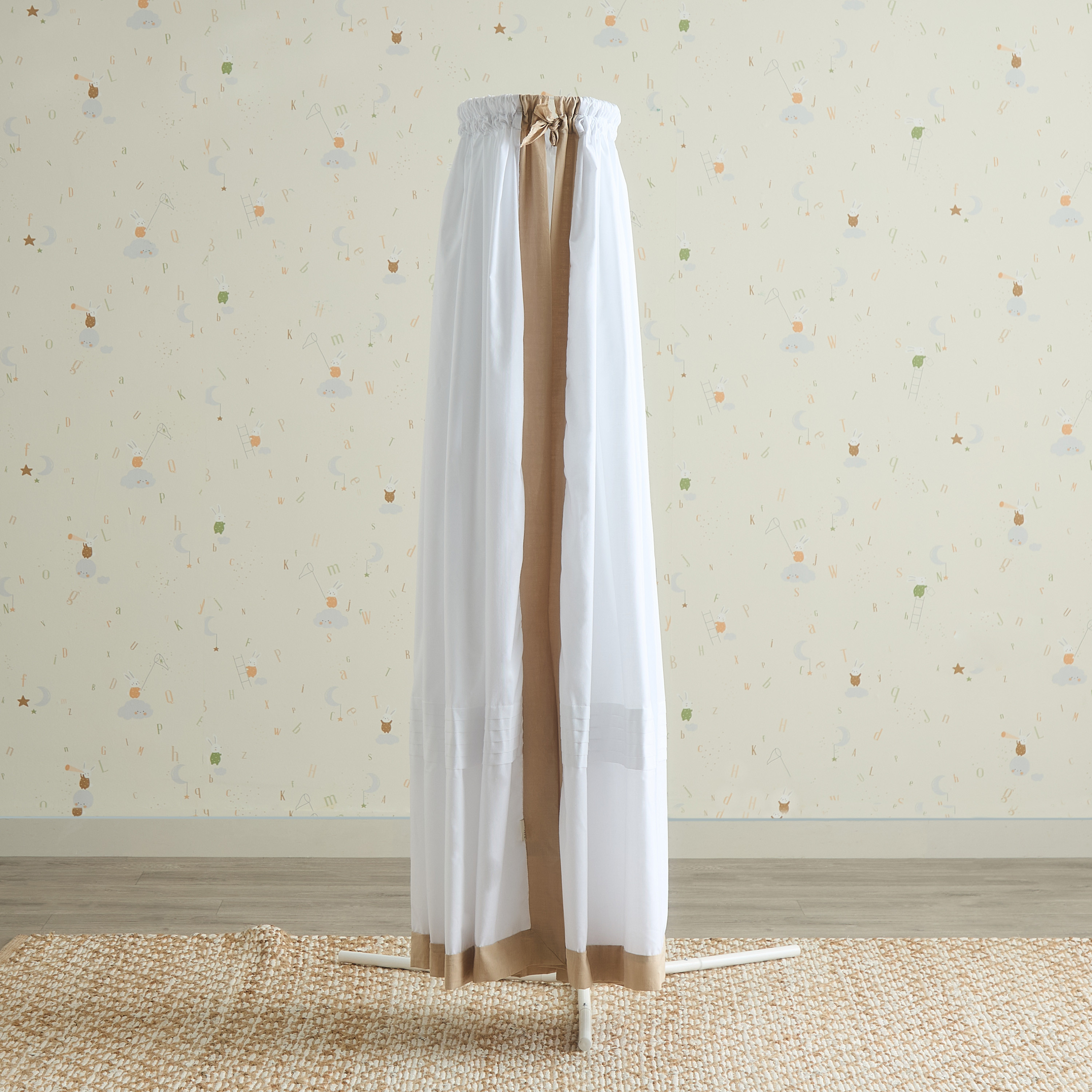 Juniors Solid Canopy with Tie-Ups-baby-nursery-furniture-cribsandbeds-cribaccessories-image-3