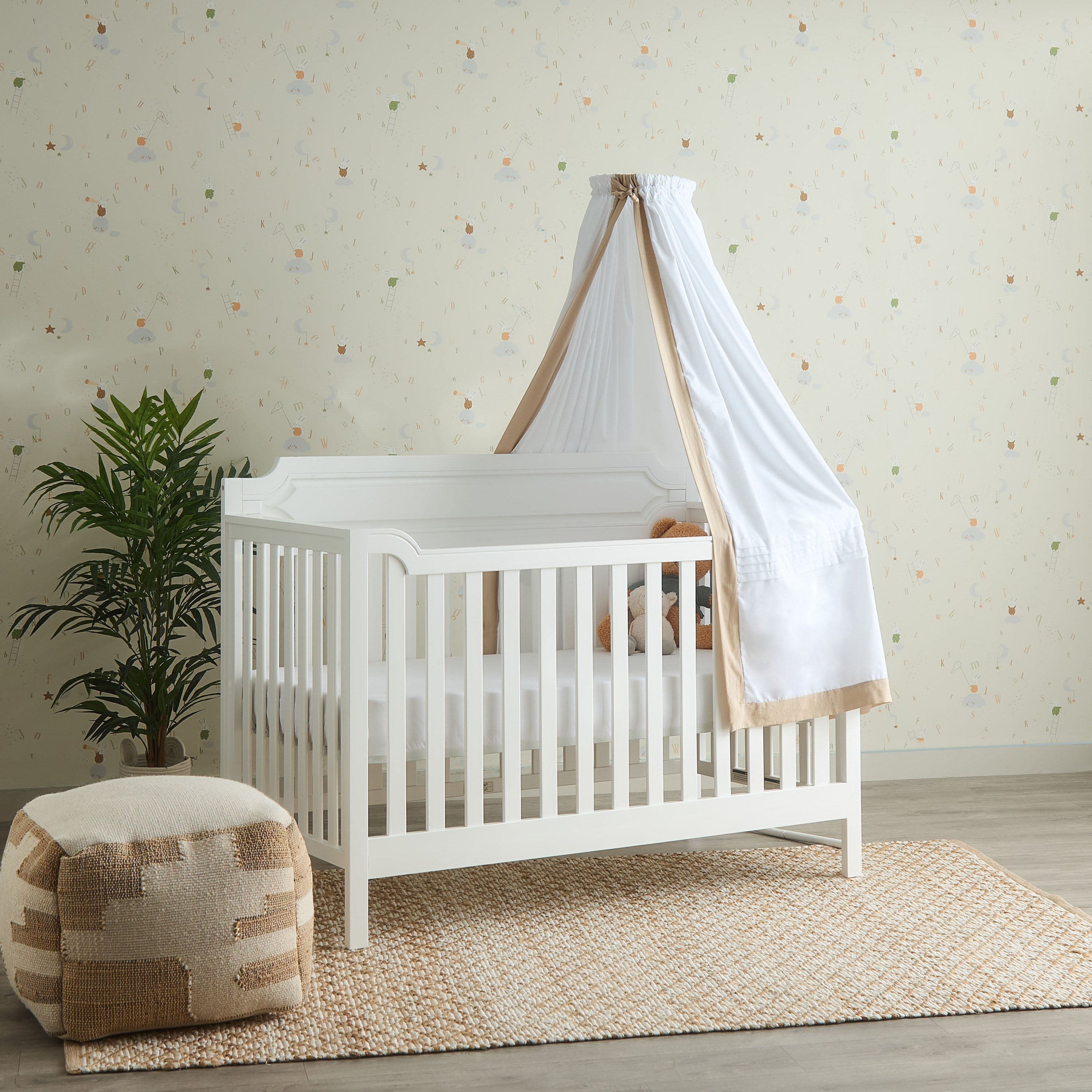 Juniors Solid Canopy with Tie-Ups-baby-nursery-furniture-cribsandbeds-cribaccessories-image-8